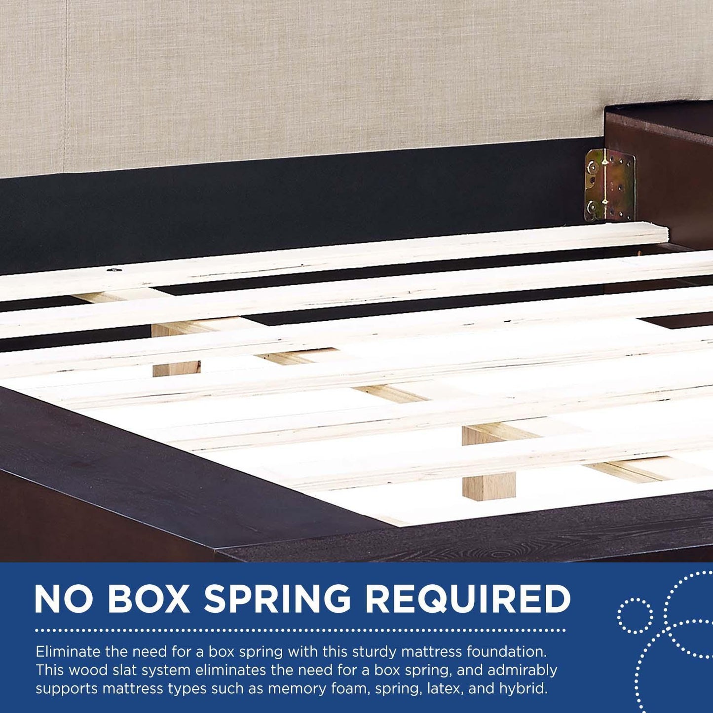 Modway Freja Queen Fabric Platform Bed FredCo
