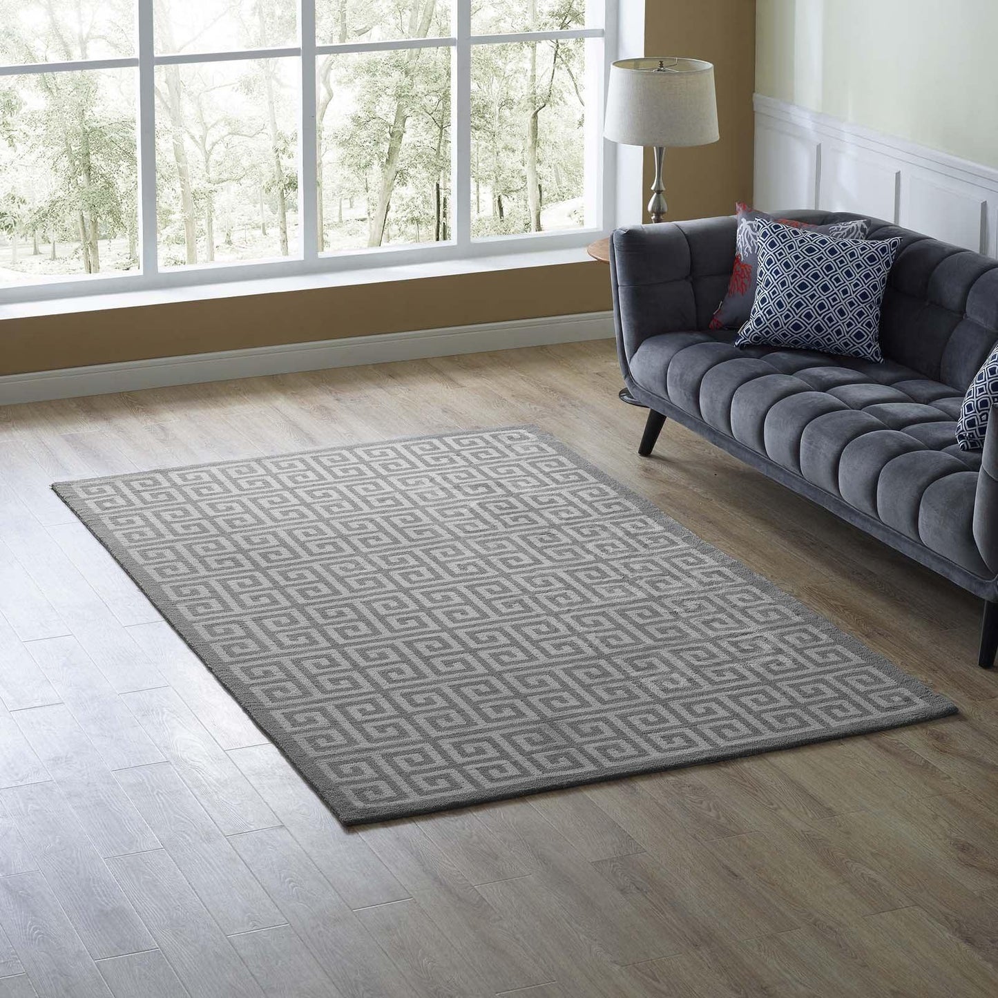 Modway Freydis Greek Key Area Rug FredCo
