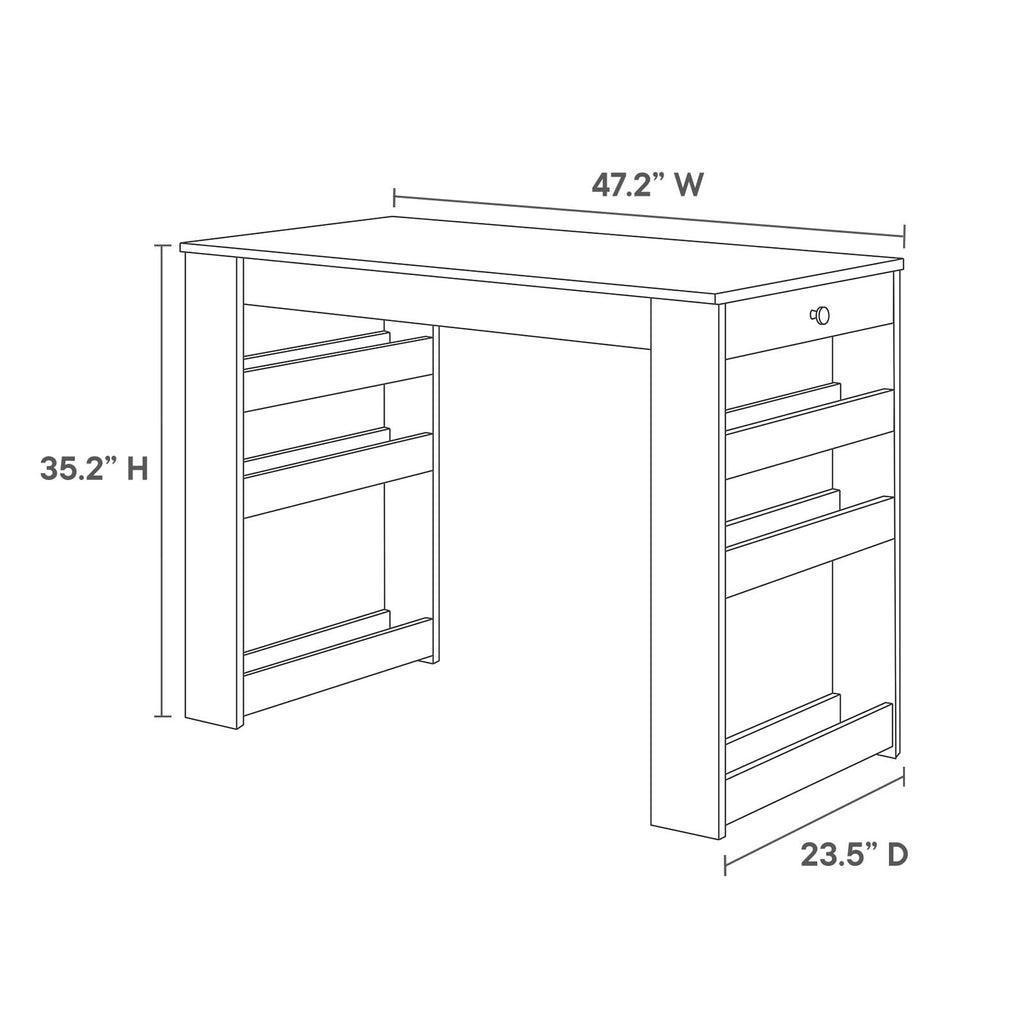 Modway Galley 3-Piece Kitchen Island and Stool Set FredCo