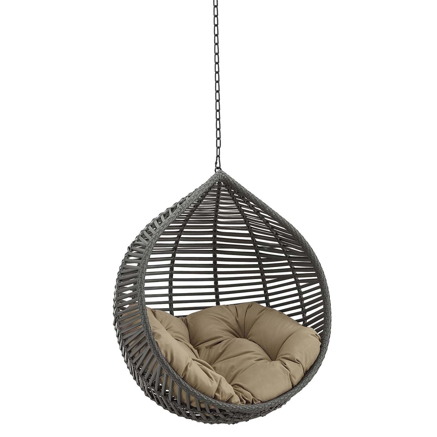 Modway Garner Teardrop Outdoor Patio Swing Chair Without Stand FredCo