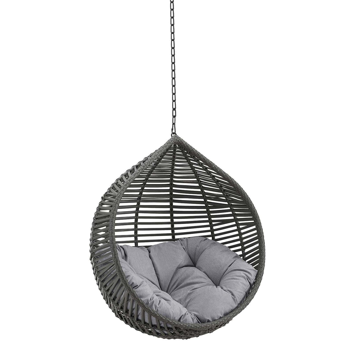 Modway Garner Teardrop Outdoor Patio Swing Chair Without Stand FredCo
