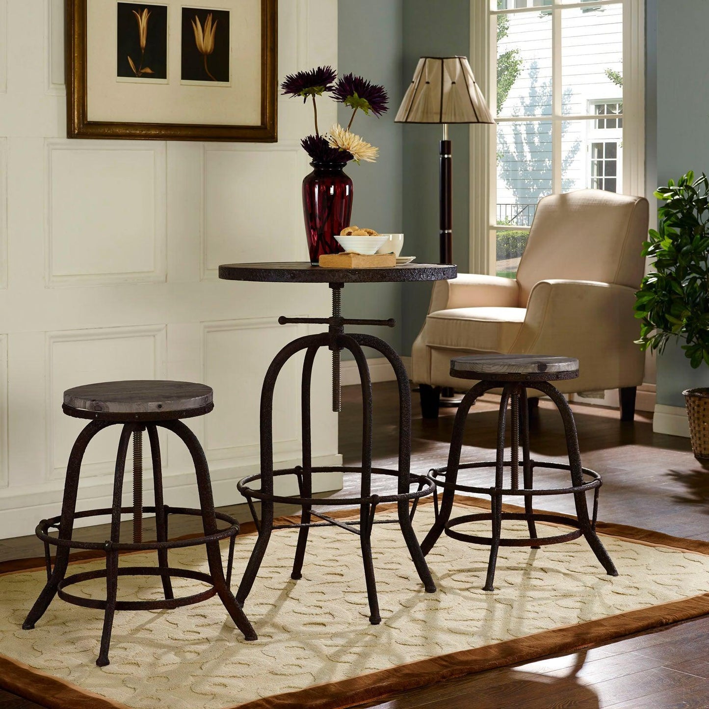 Modway Gather 3 Piece Dining Set FredCo