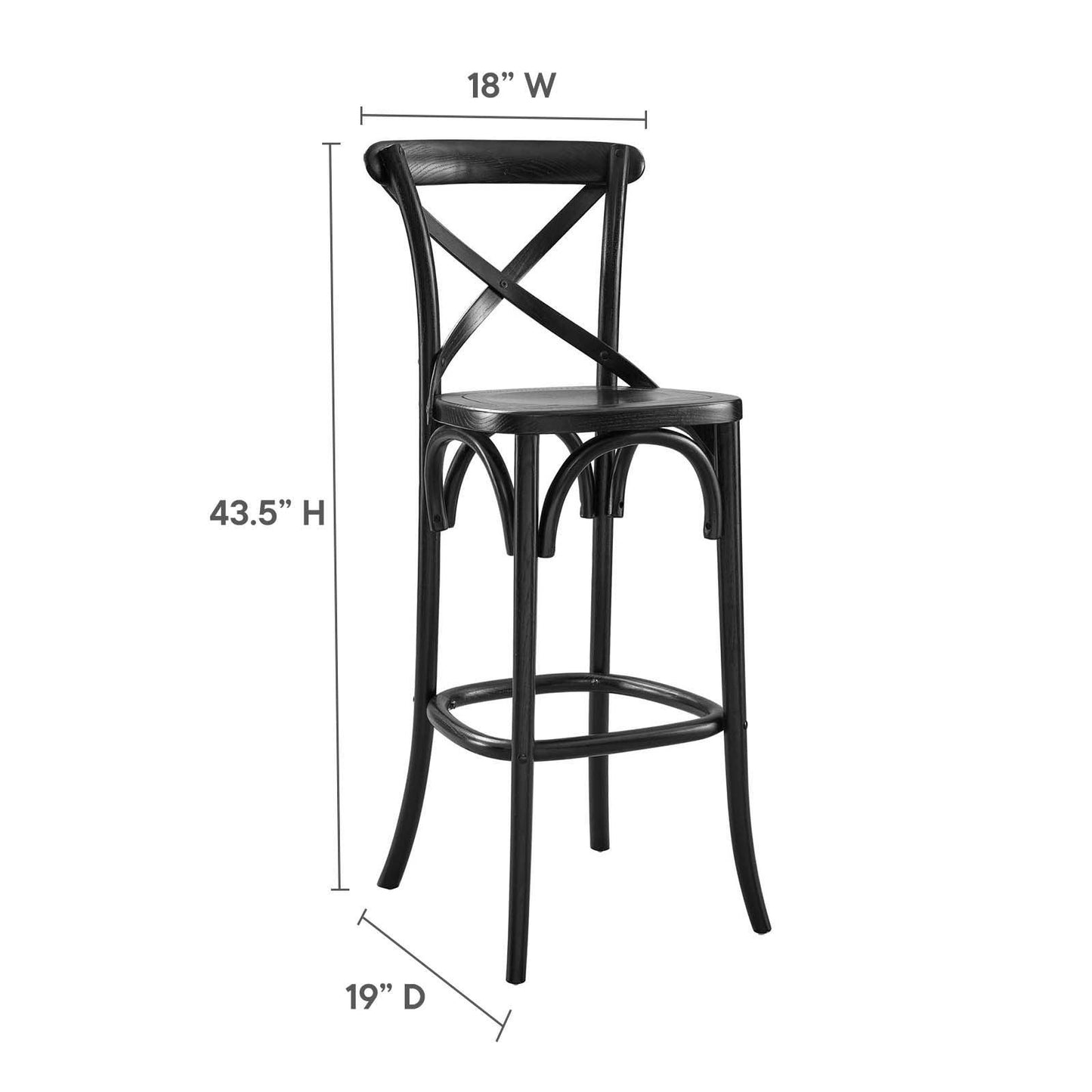 Modway Gear Bar Stool 5563 FredCo