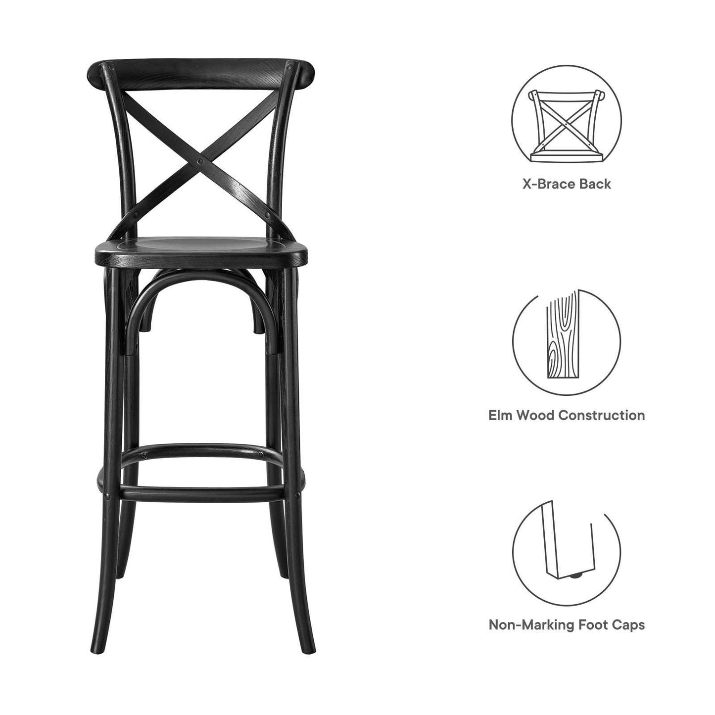 Modway Gear Bar Stool 5563 FredCo