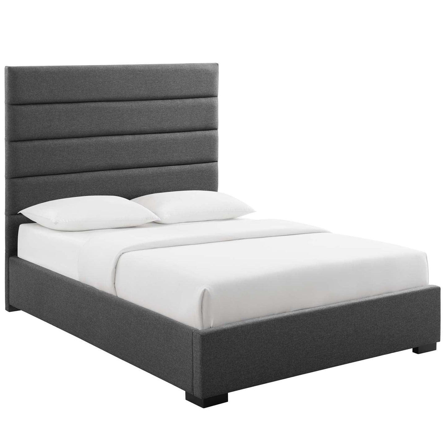 Modway Genevieve Queen Upholstered Fabric Platform Bed FredCo