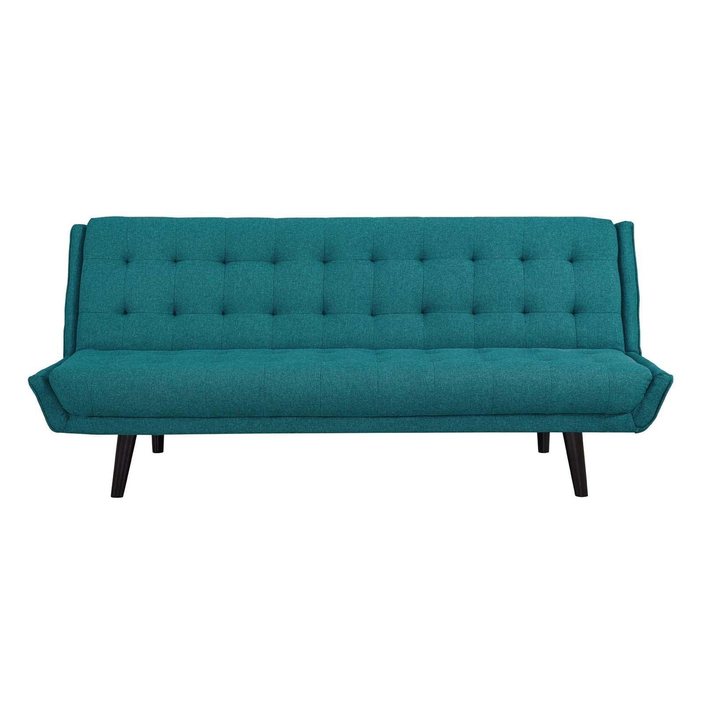 Modway Glance Tufted Convertible Fabric Sofa Bed FredCo
