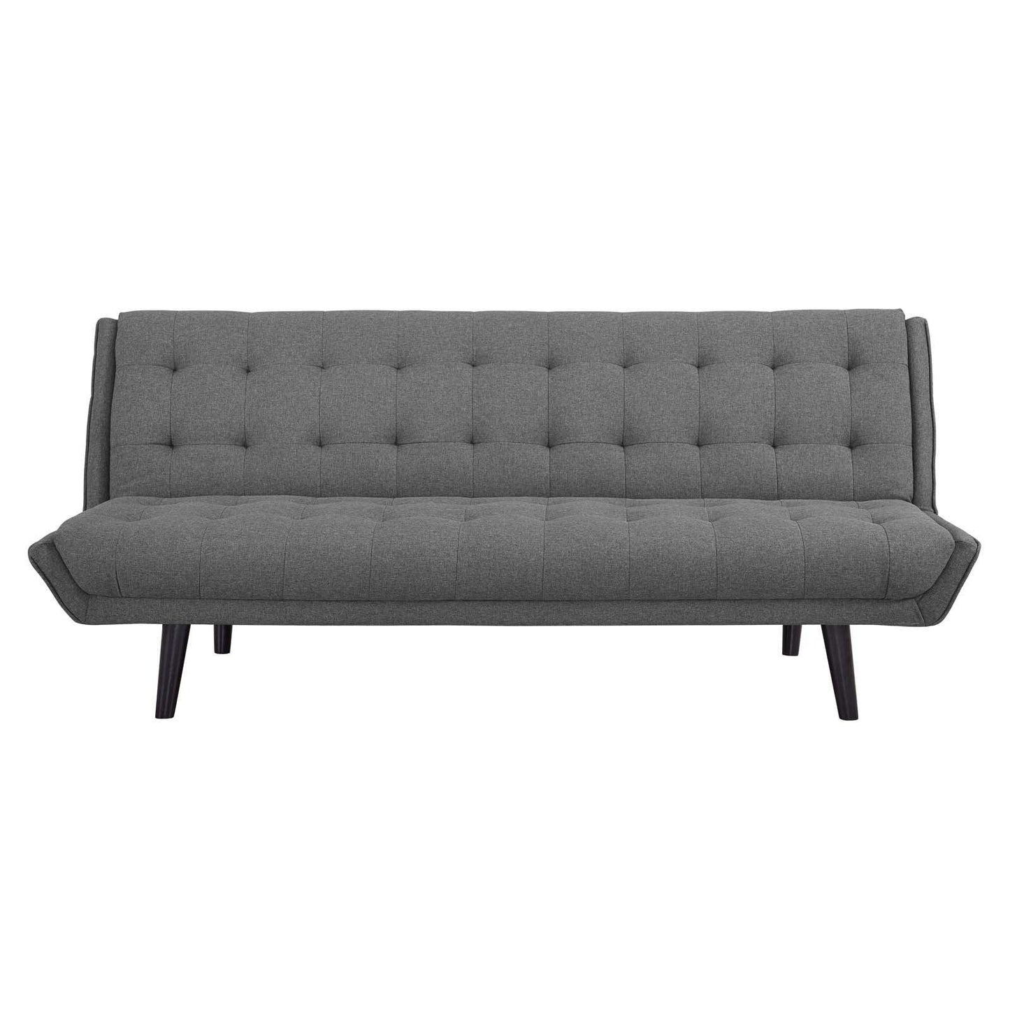 Modway Glance Tufted Convertible Fabric Sofa Bed FredCo