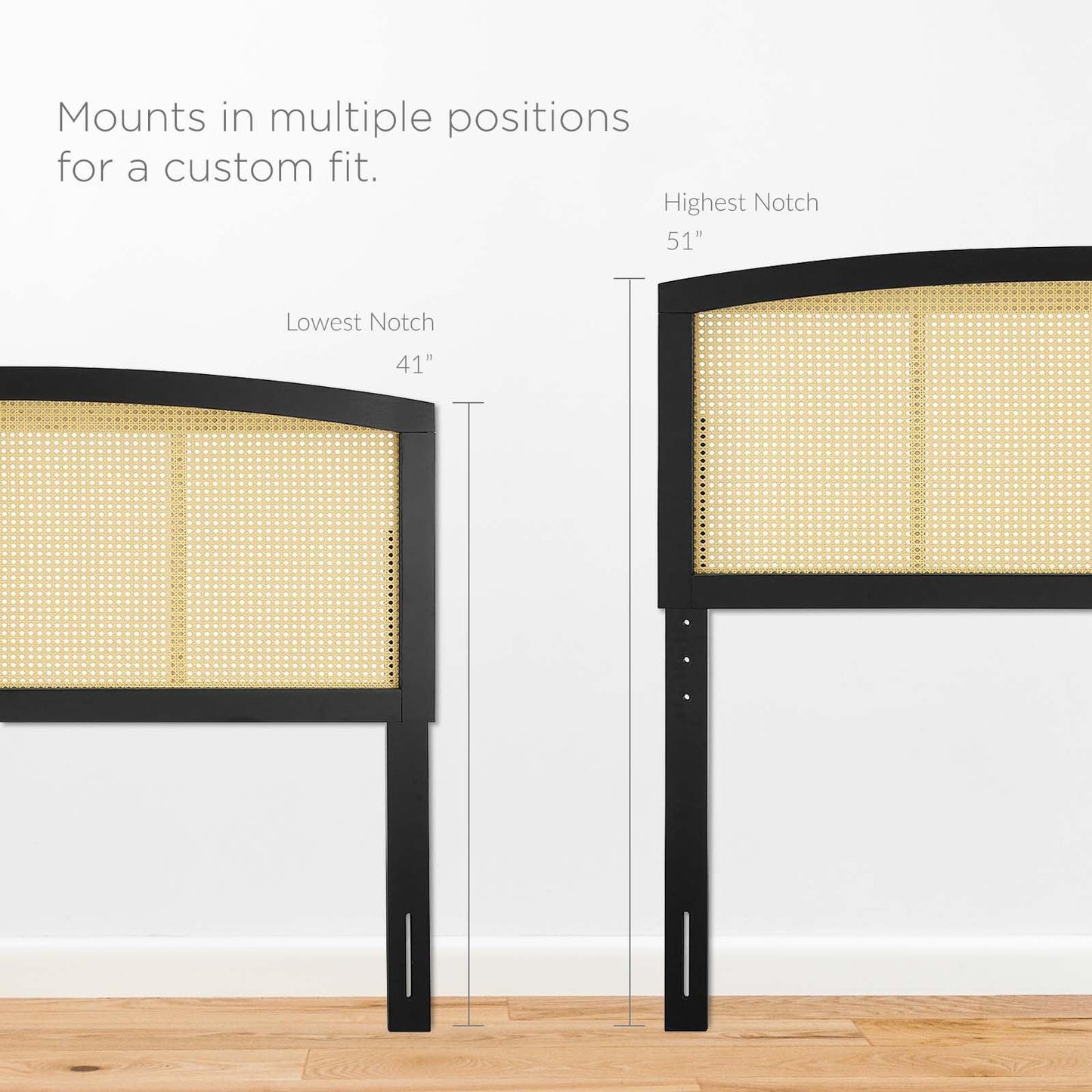 Modway Halcyon Cane Queen Headboard FredCo