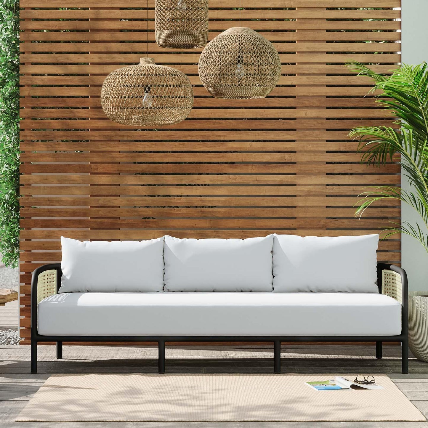 Modway Hanalei Outdoor Patio Sofa FredCo