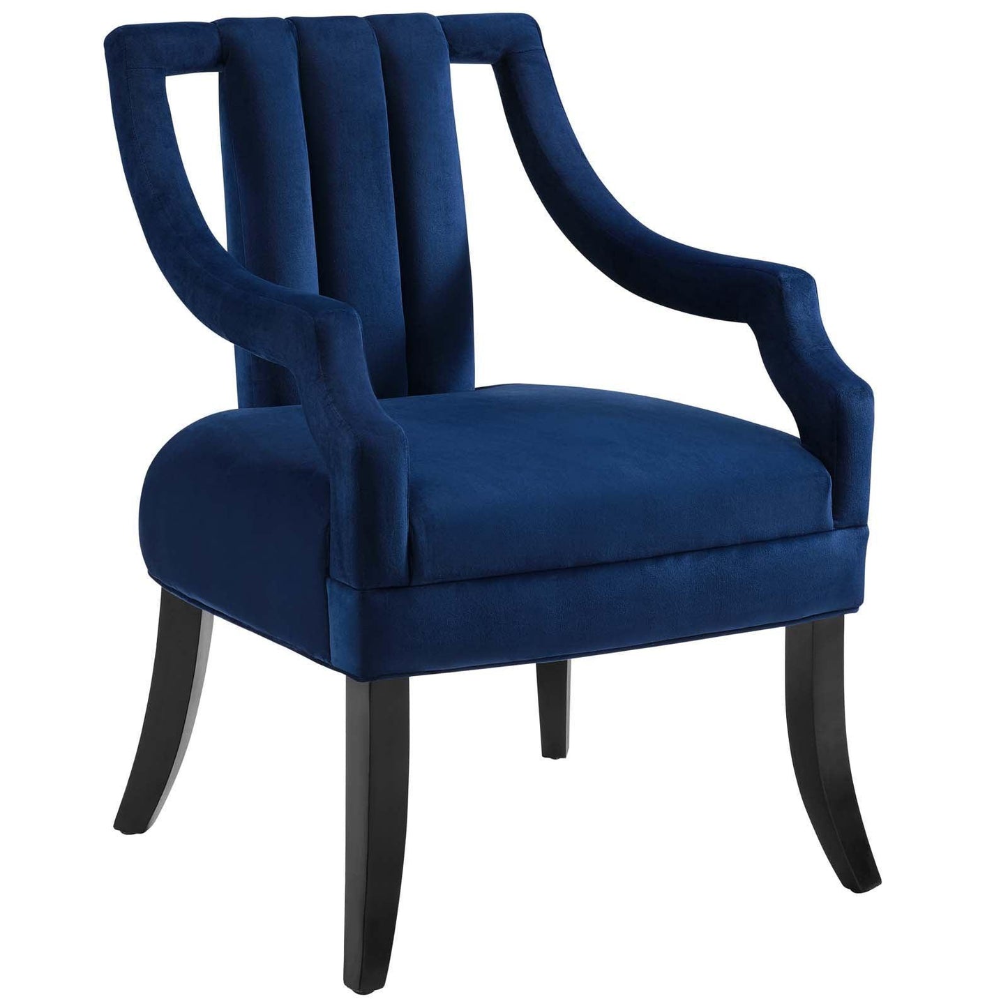 Modway Harken Performance Velvet Accent Chair FredCo