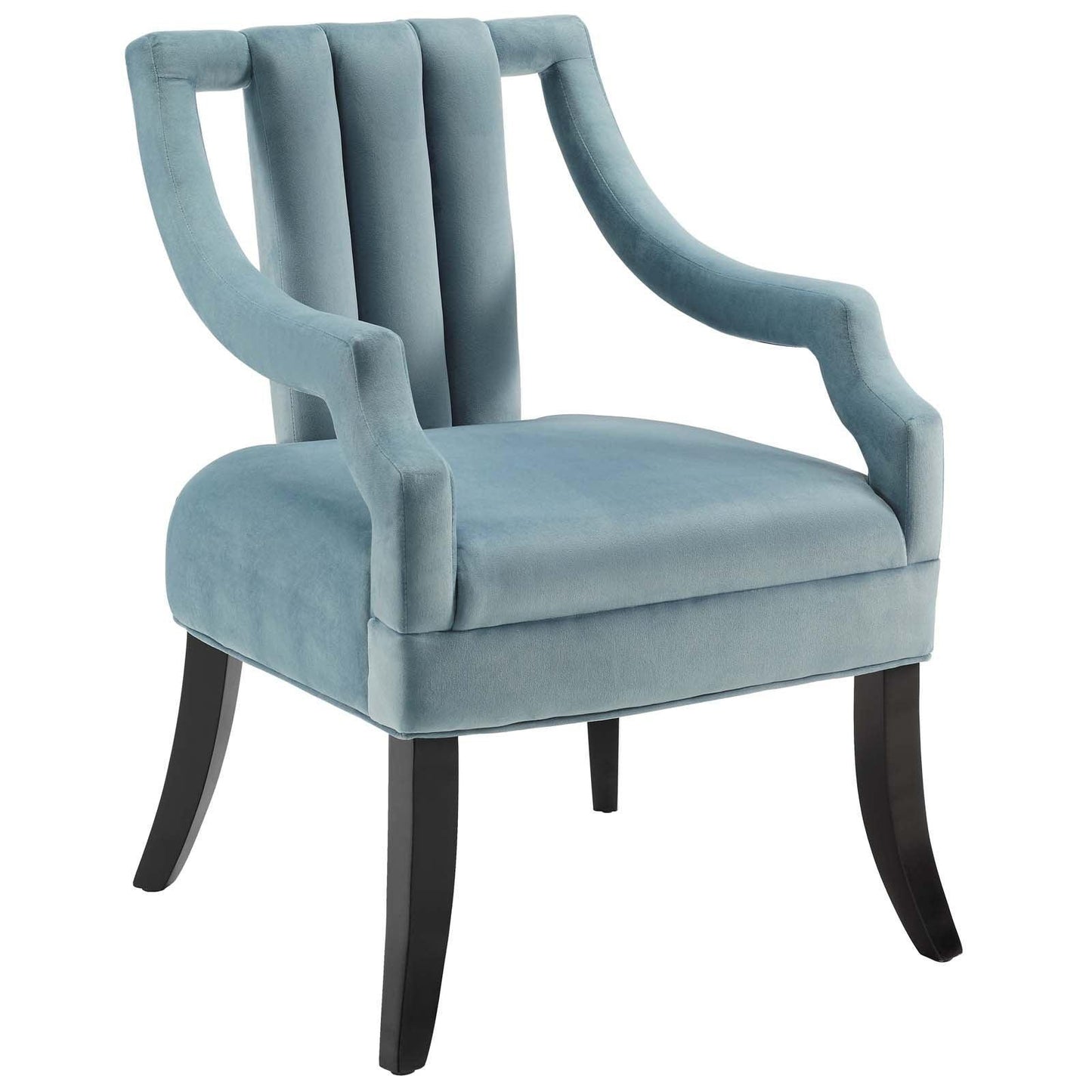 Modway Harken Performance Velvet Accent Chair FredCo