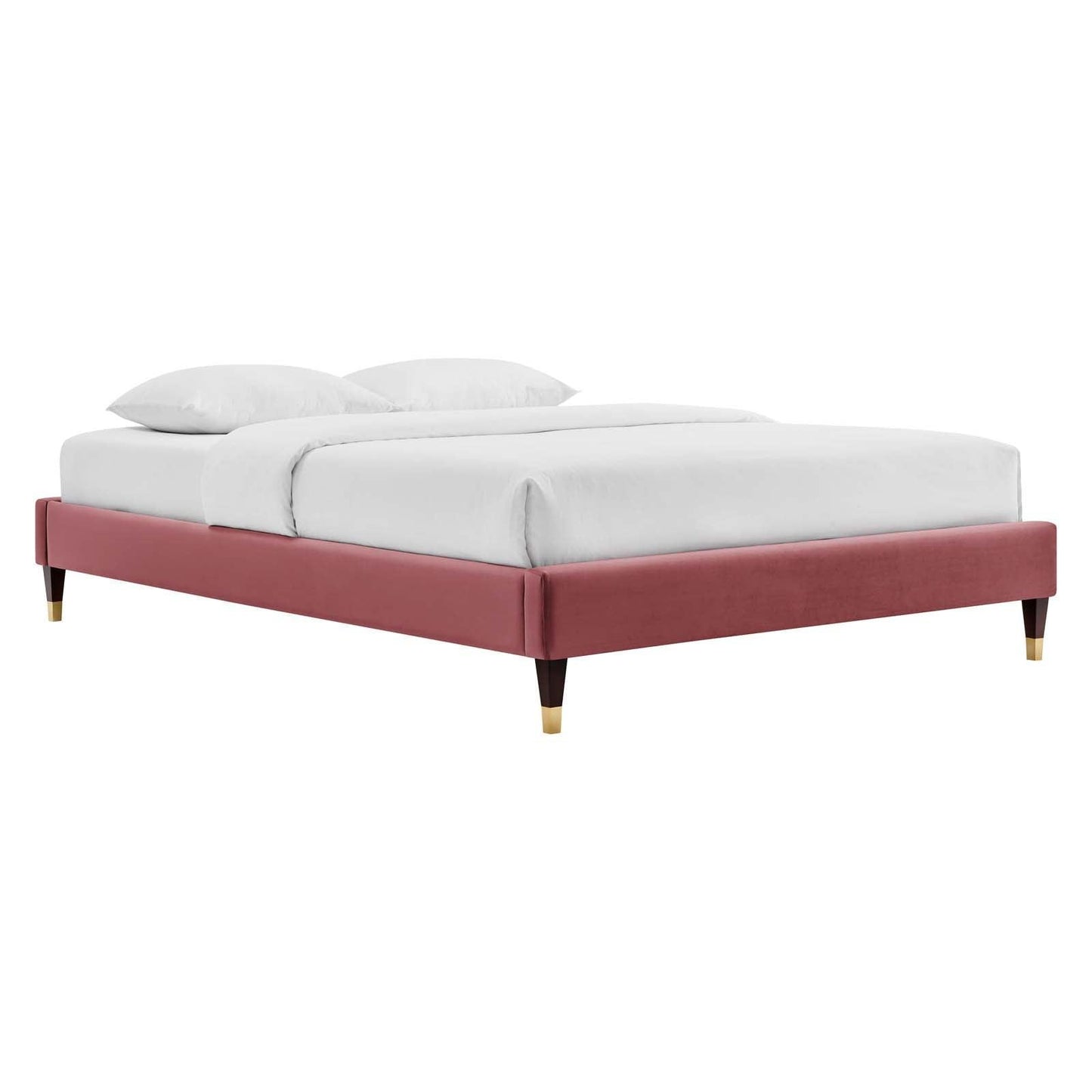 Modway Harlow King Performance Velvet Platform Bed Frame FredCo