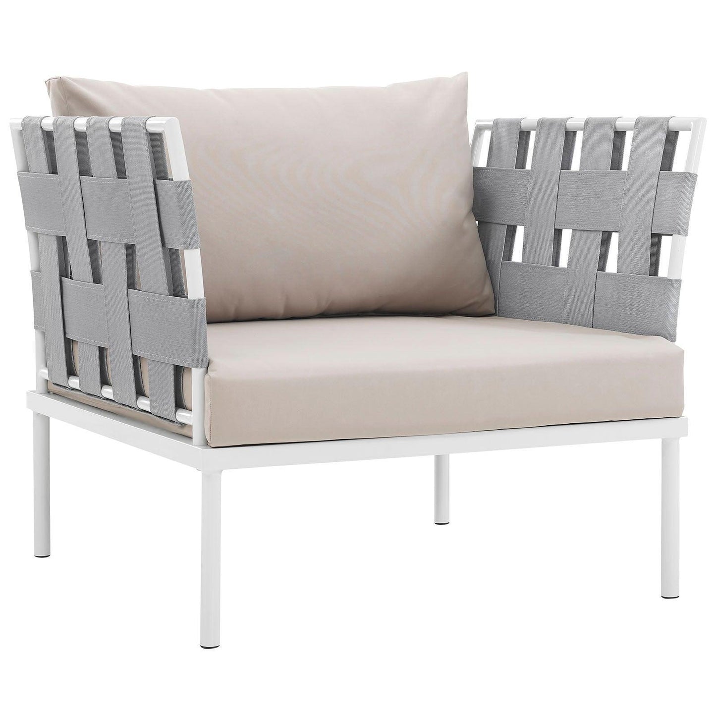 Modway Harmony Outdoor Patio Aluminum Armchair FredCo