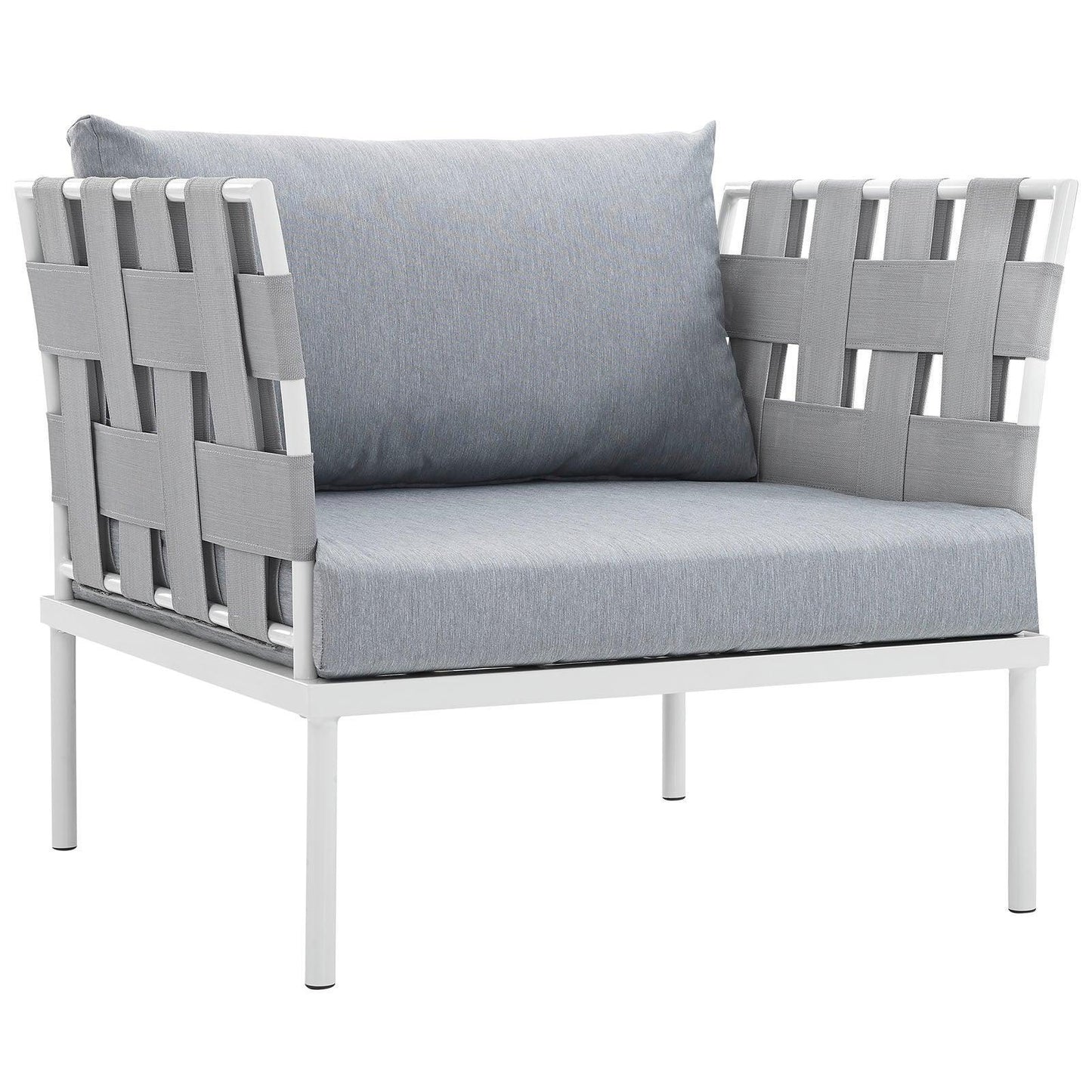 Modway Harmony Outdoor Patio Aluminum Armchair FredCo