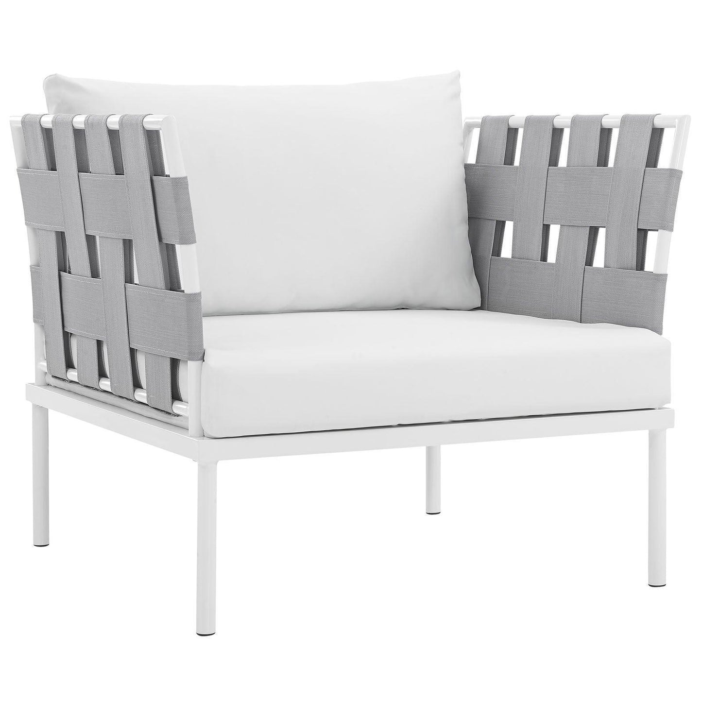 Modway Harmony Outdoor Patio Aluminum Armchair FredCo