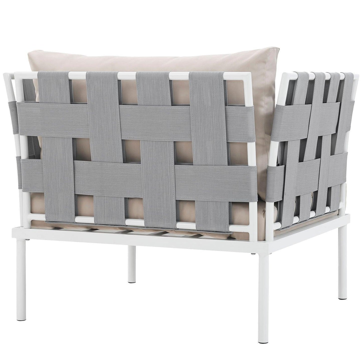 Modway Harmony Outdoor Patio Aluminum Armchair FredCo