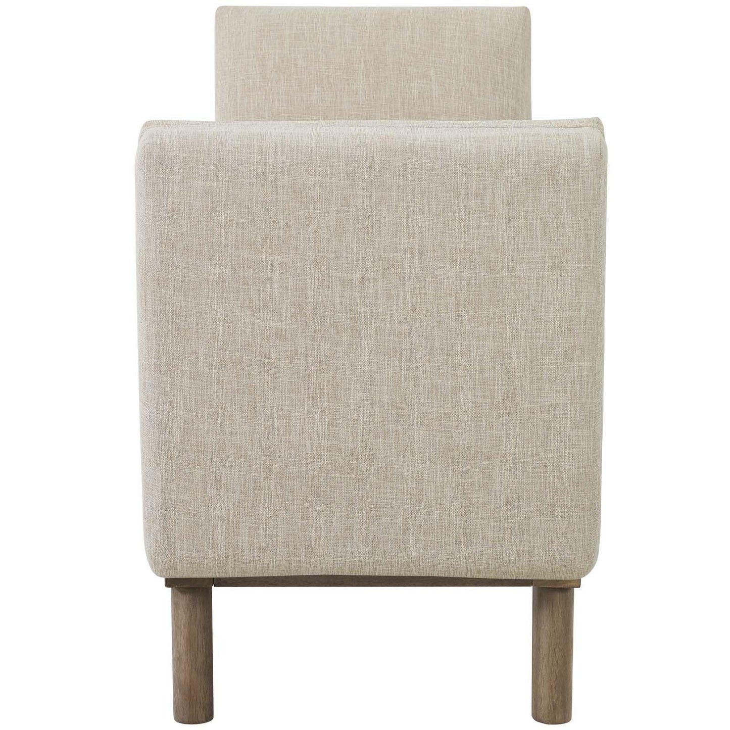 Modway Haven Tufted Button Upholstered Fabric Accent Bench FredCo