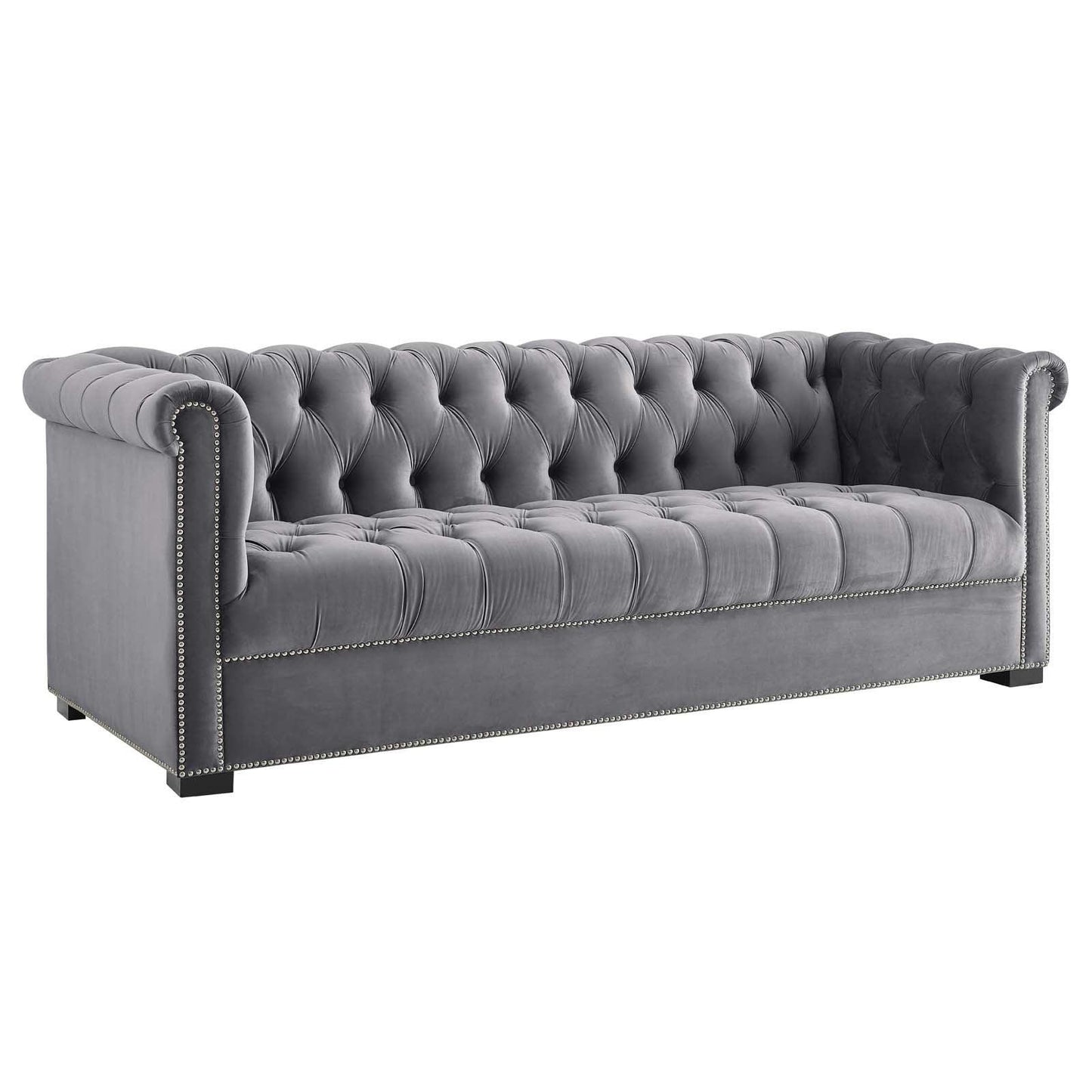 Modway Heritage Performance Velvet Sofa FredCo
