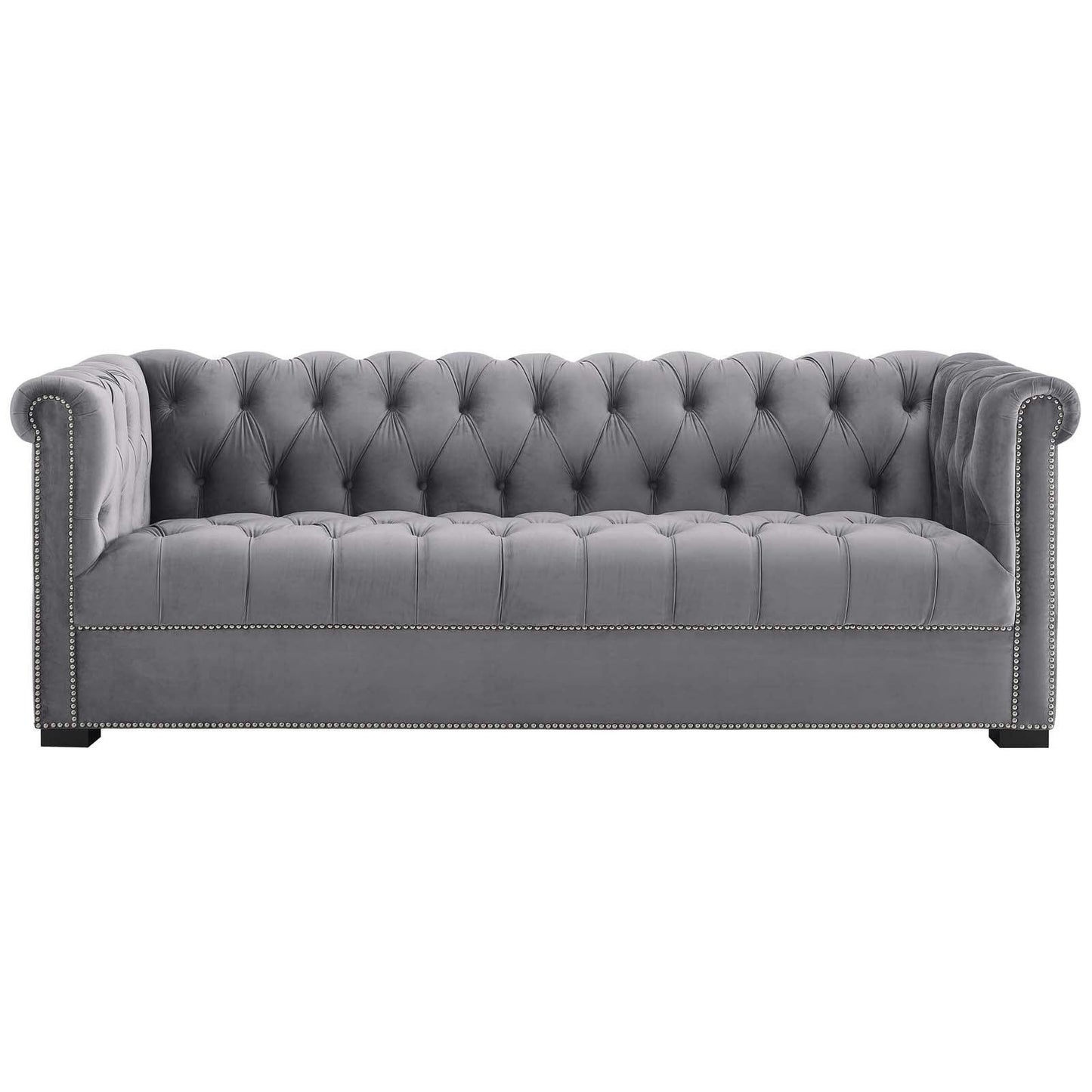 Modway Heritage Performance Velvet Sofa FredCo