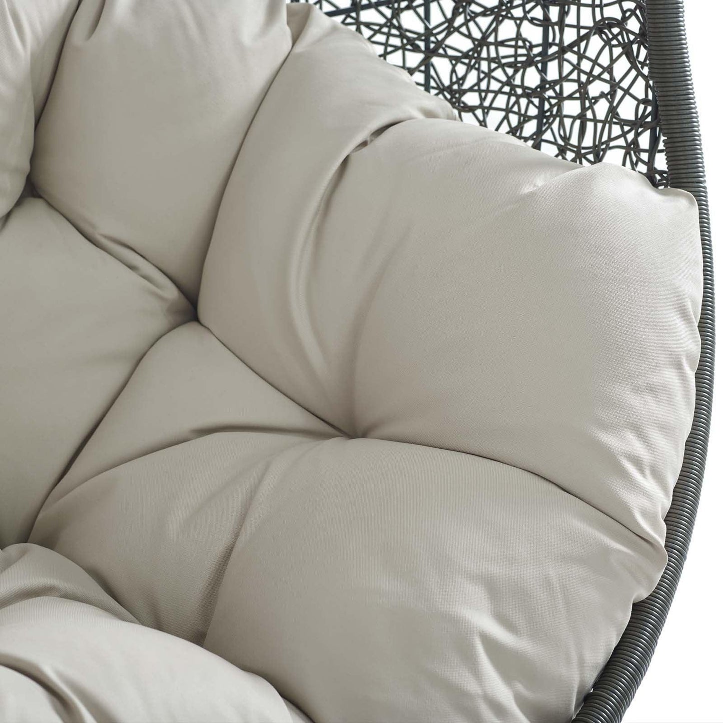 Modway Hide Outdoor Patio Swing Chair With Stand FredCo
