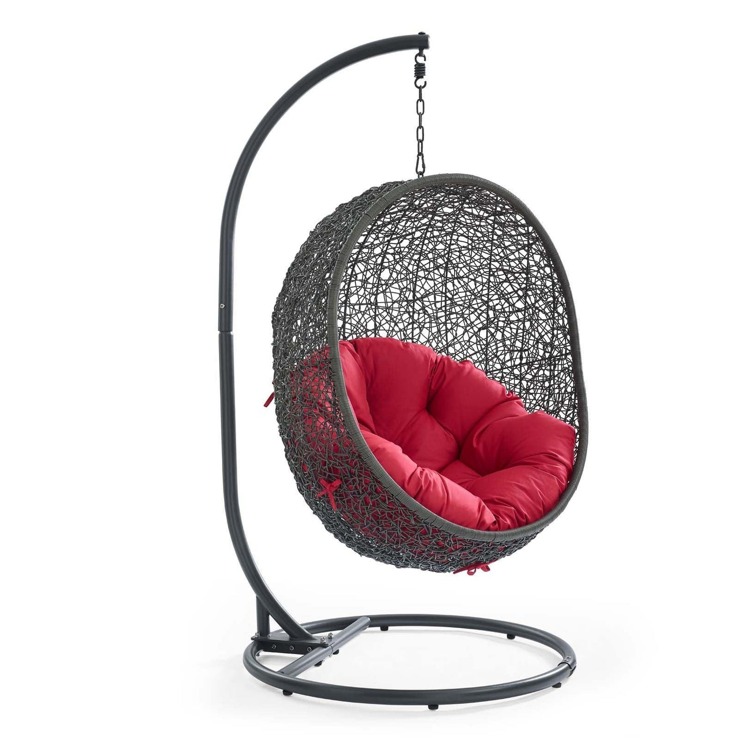 Modway Hide Outdoor Patio Swing Chair With Stand FredCo