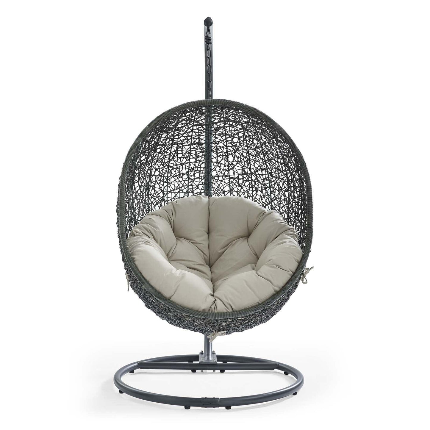 Modway Hide Outdoor Patio Swing Chair With Stand FredCo