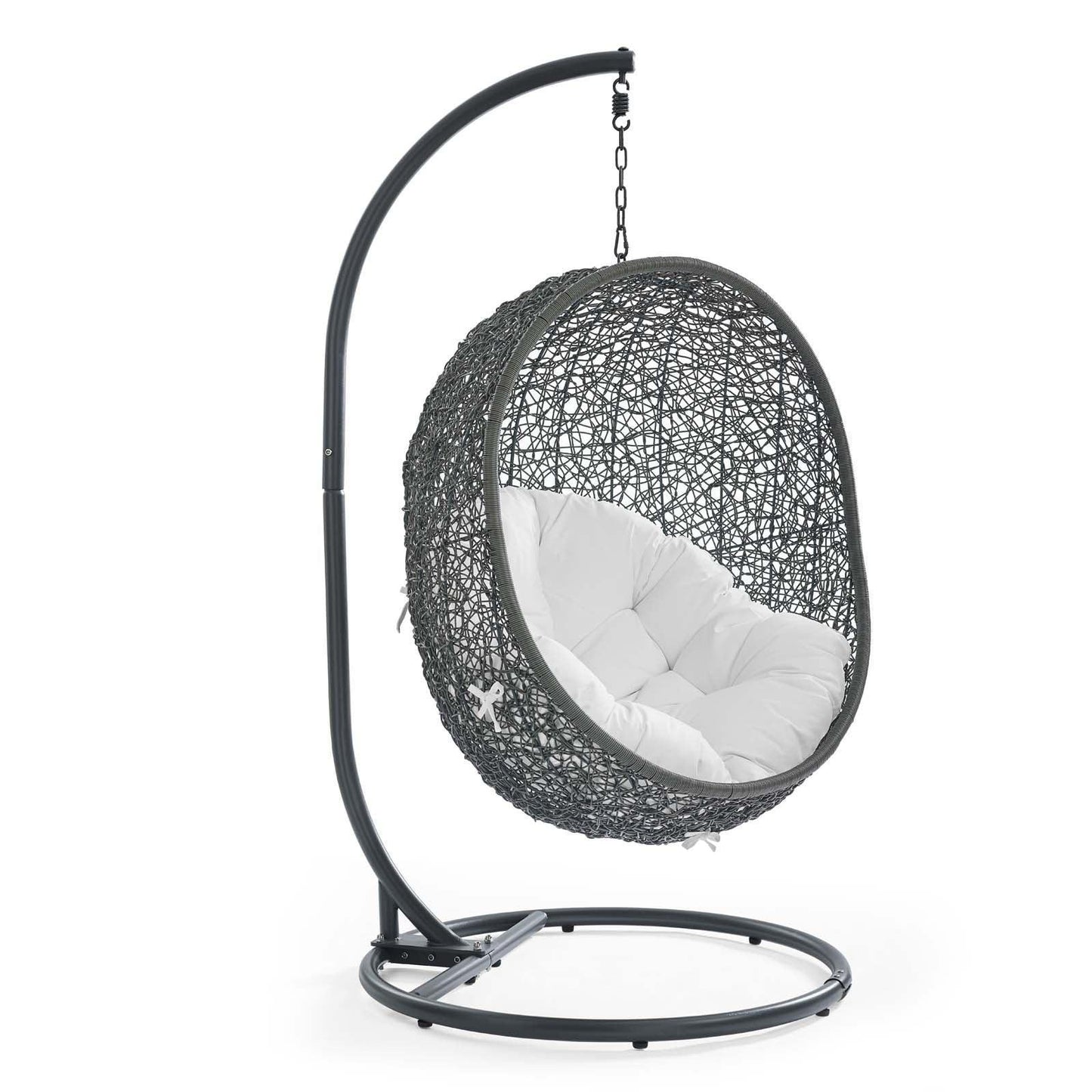 Modway Hide Outdoor Patio Swing Chair With Stand FredCo