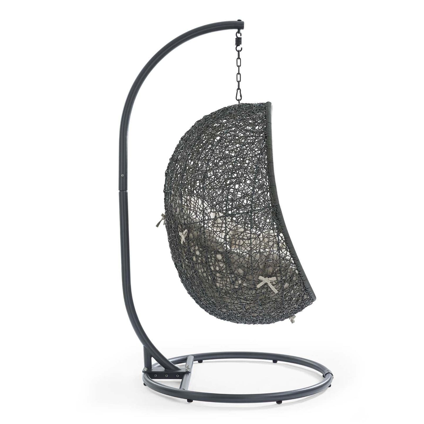 Modway Hide Outdoor Patio Swing Chair With Stand FredCo