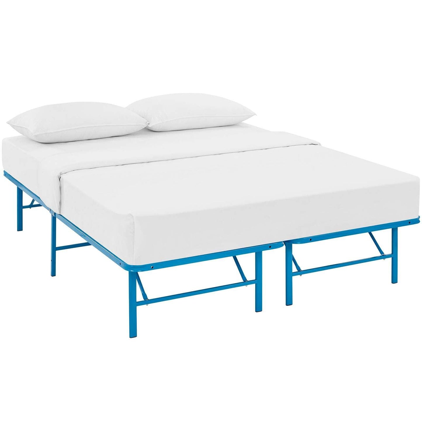 Modway Horizon Queen Stainless Steel Bed Frame FredCo