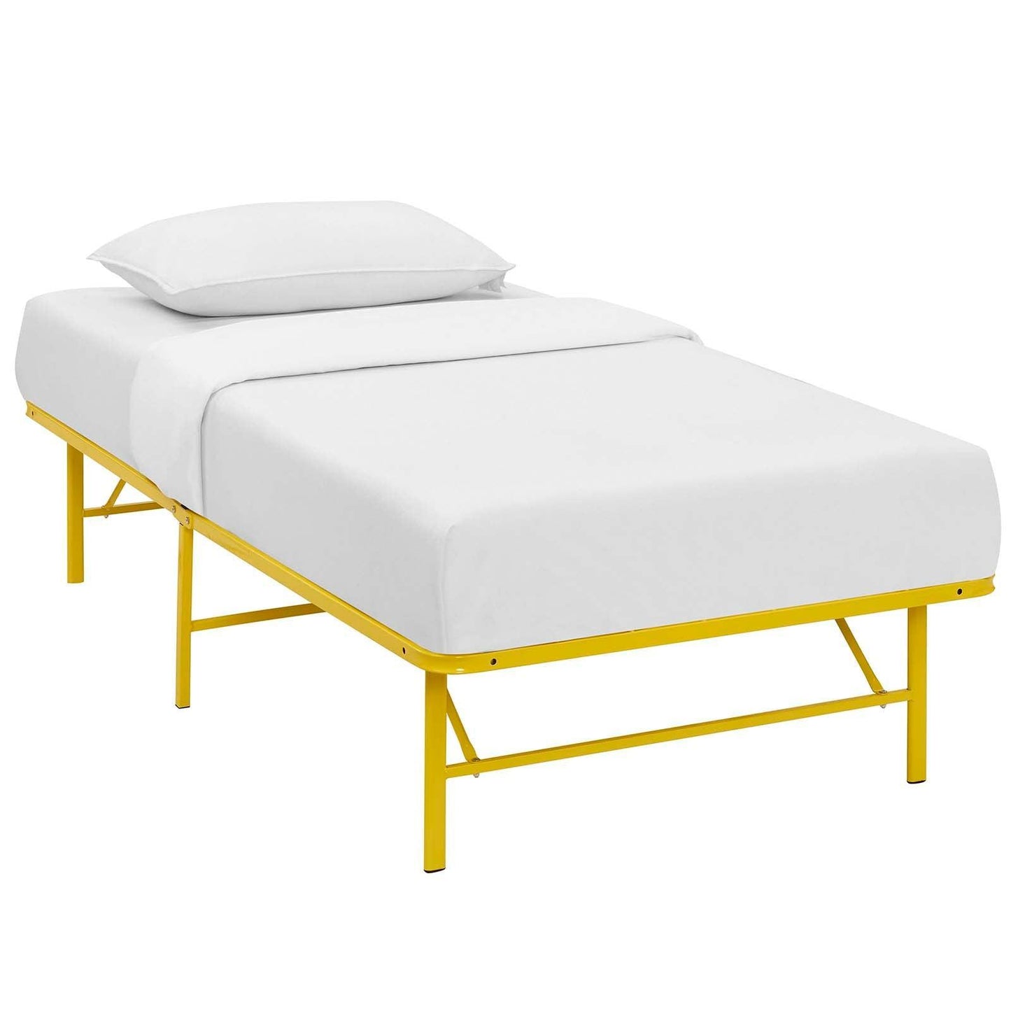 Modway Horizon Twin Stainless Steel Bed Frame FredCo