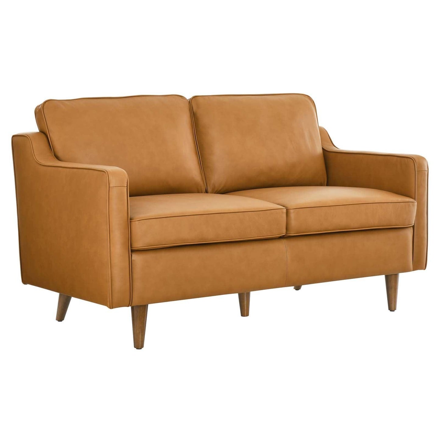 Modway Impart Genuine Leather Loveseat FredCo