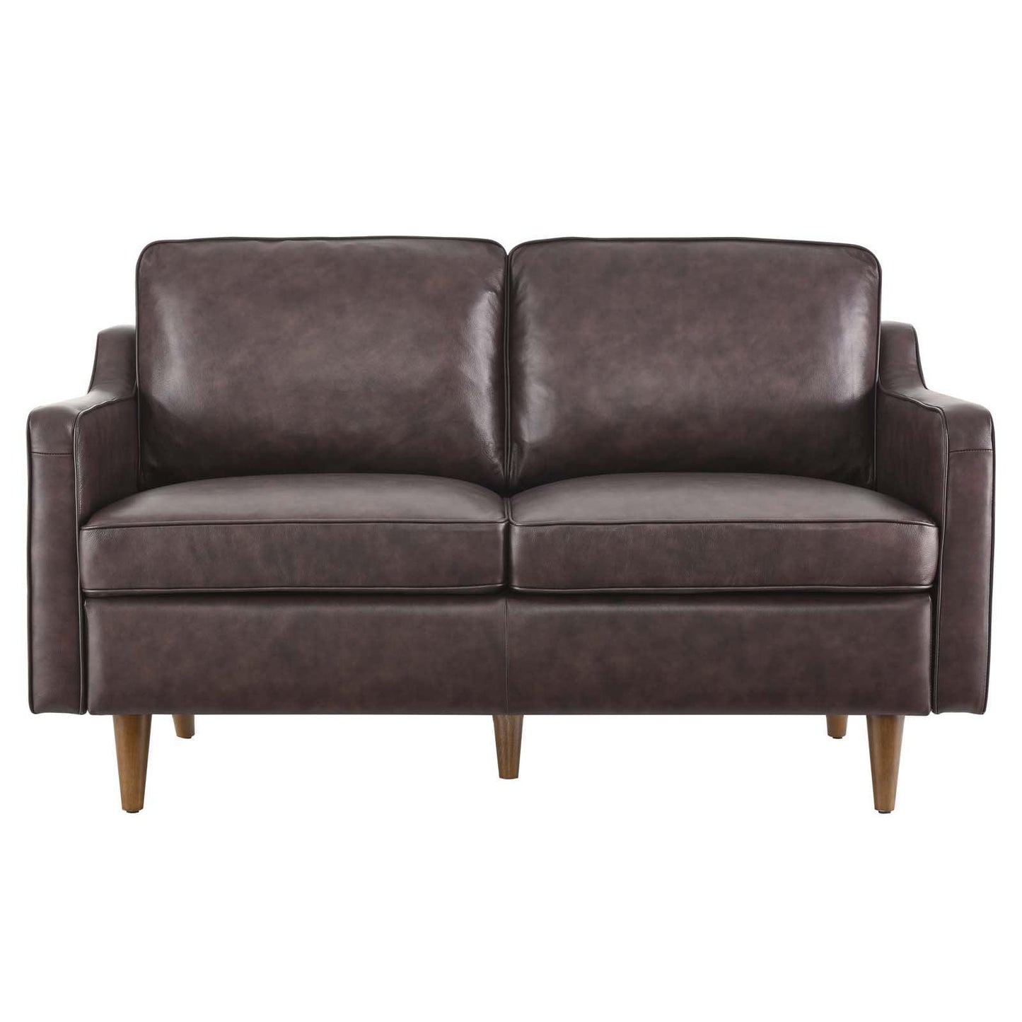 Modway Impart Genuine Leather Loveseat FredCo