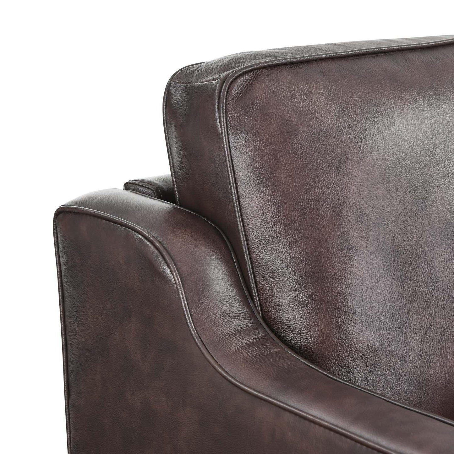 Modway Impart Genuine Leather Sofa FredCo