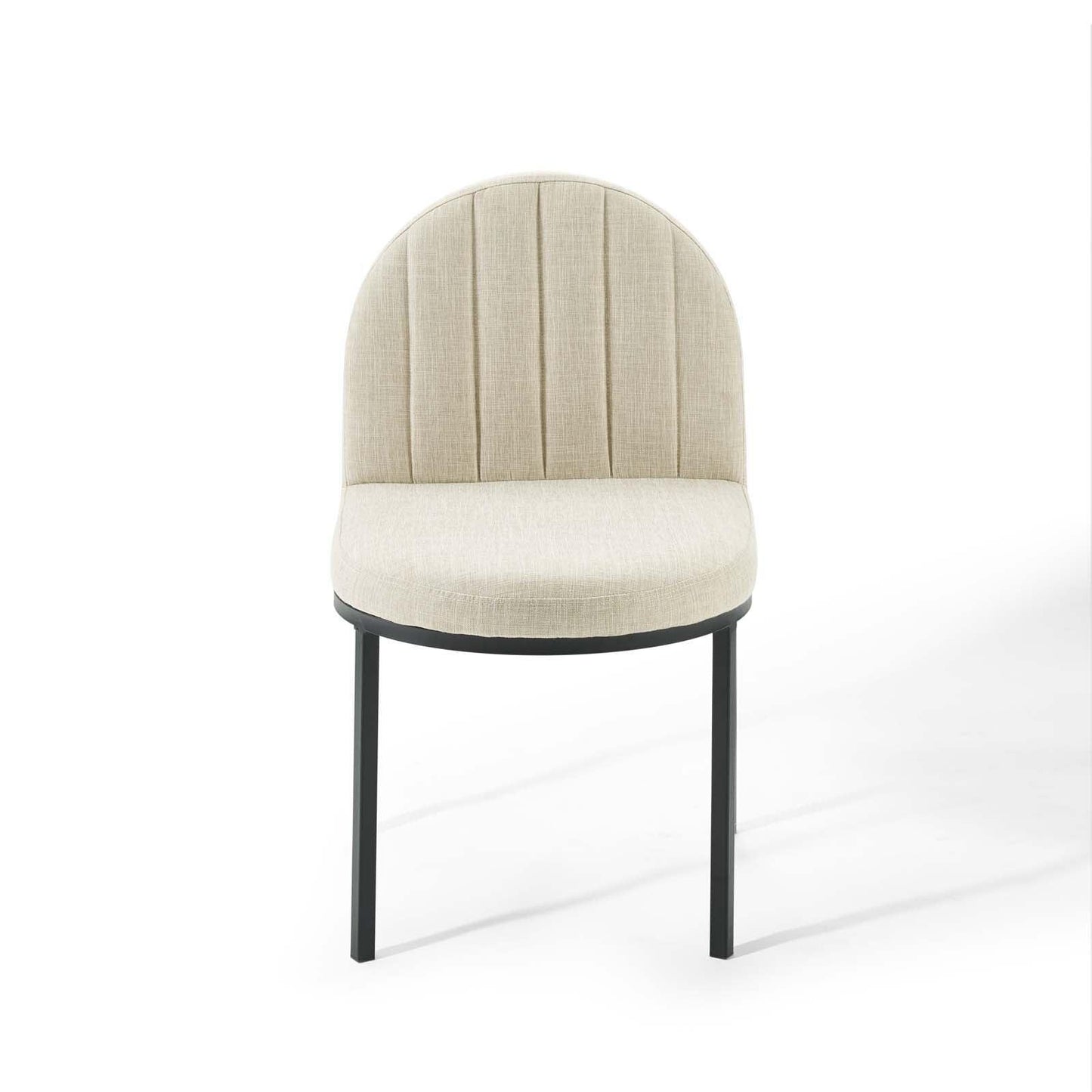 Modway Isla Channel Tufted Upholstered Fabric Dining Side Chair FredCo