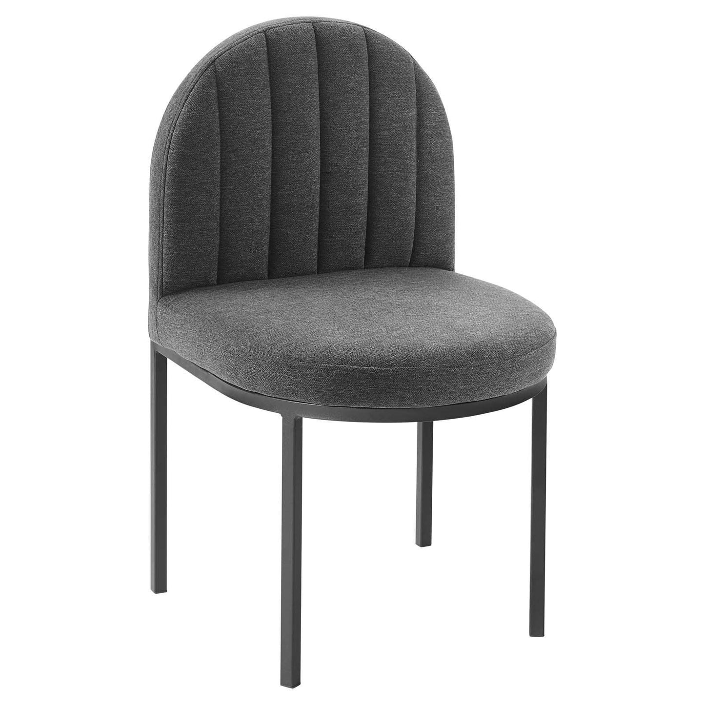 Modway Isla Channel Tufted Upholstered Fabric Dining Side Chair FredCo