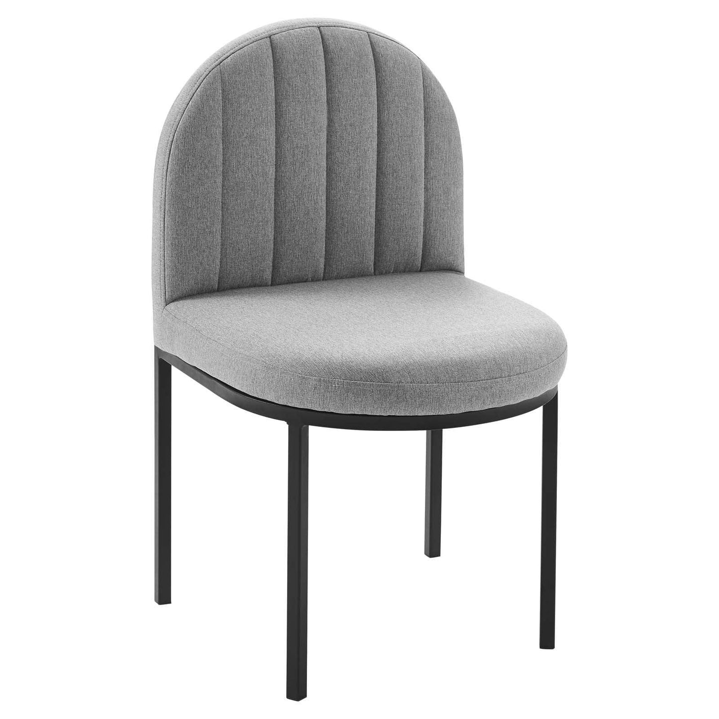 Modway Isla Channel Tufted Upholstered Fabric Dining Side Chair FredCo