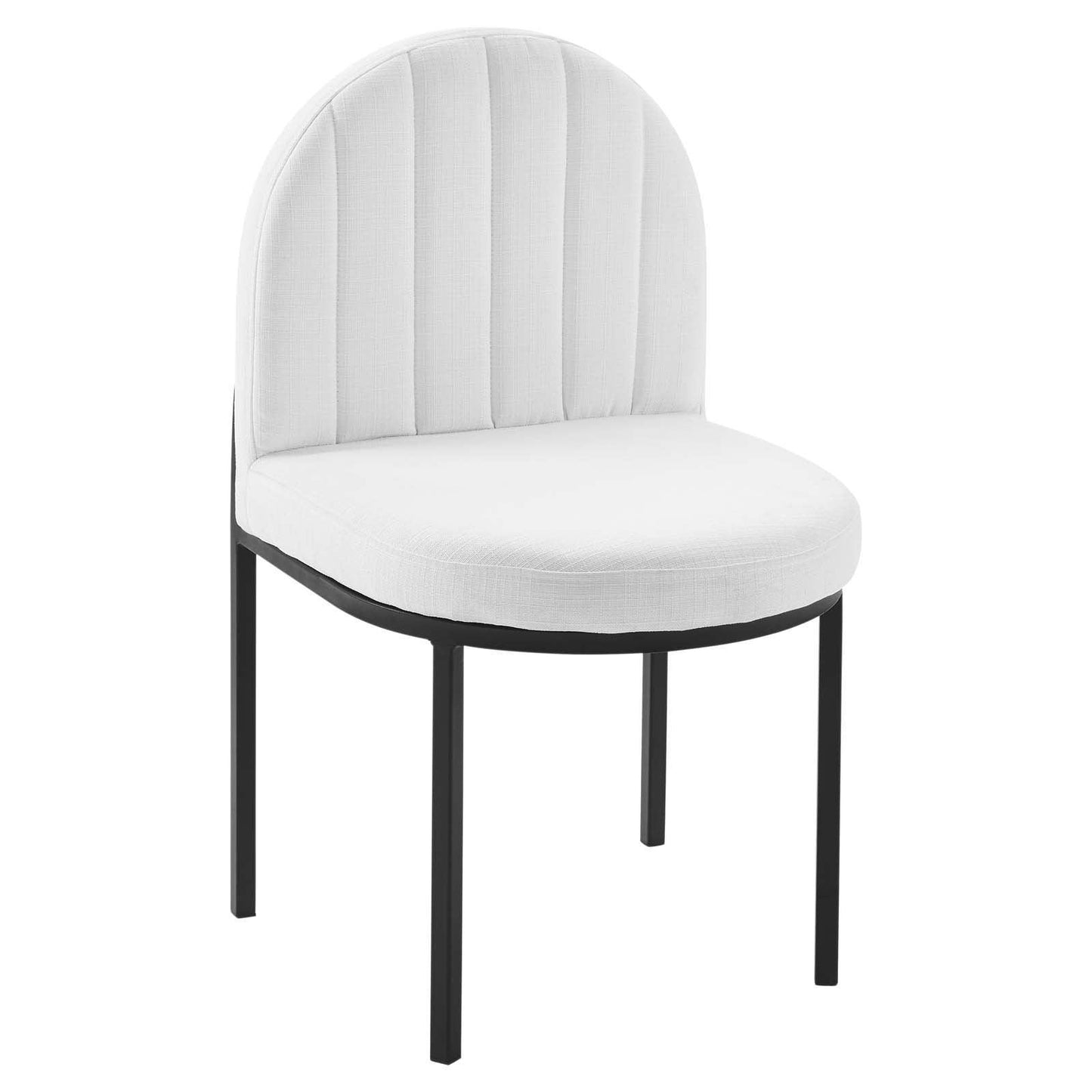 Modway Isla Channel Tufted Upholstered Fabric Dining Side Chair FredCo