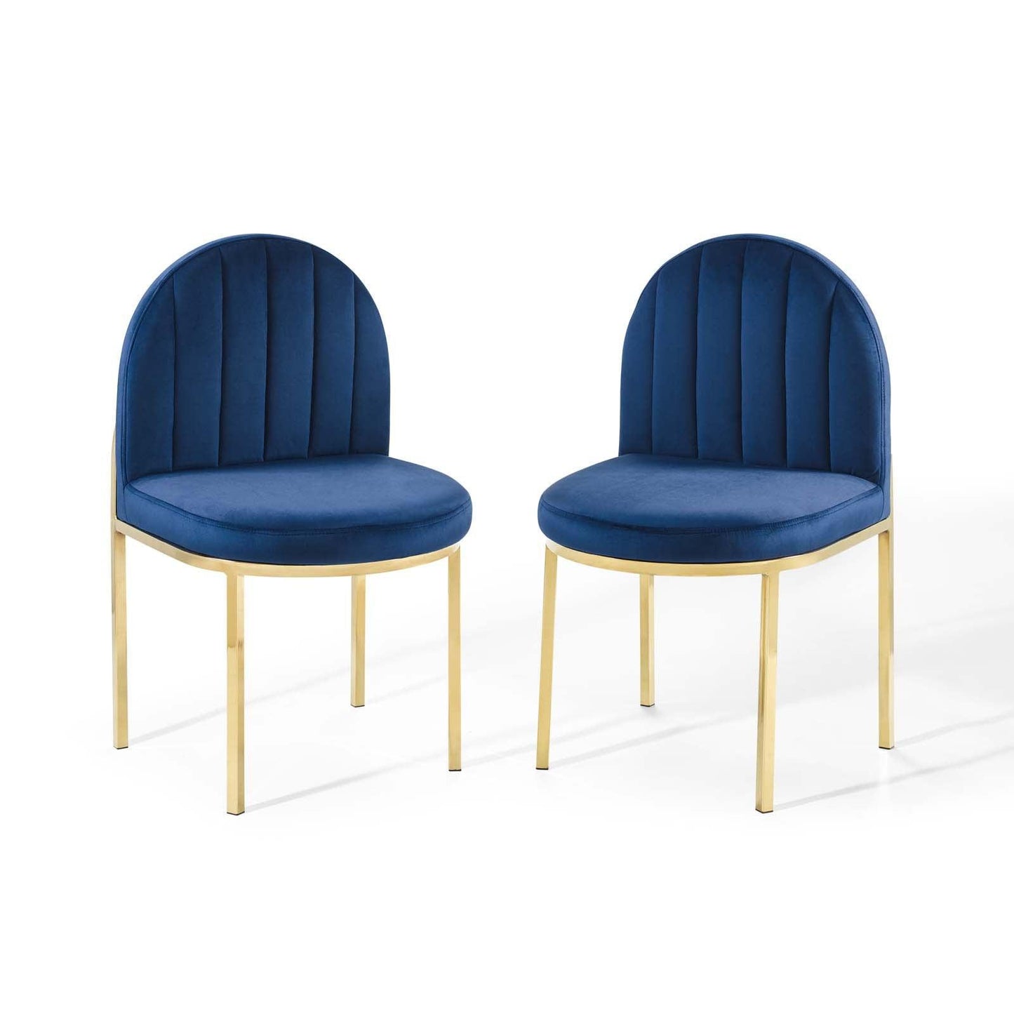 Modway Isla Dining Side Chair Performance Velvet Set of 2 FredCo