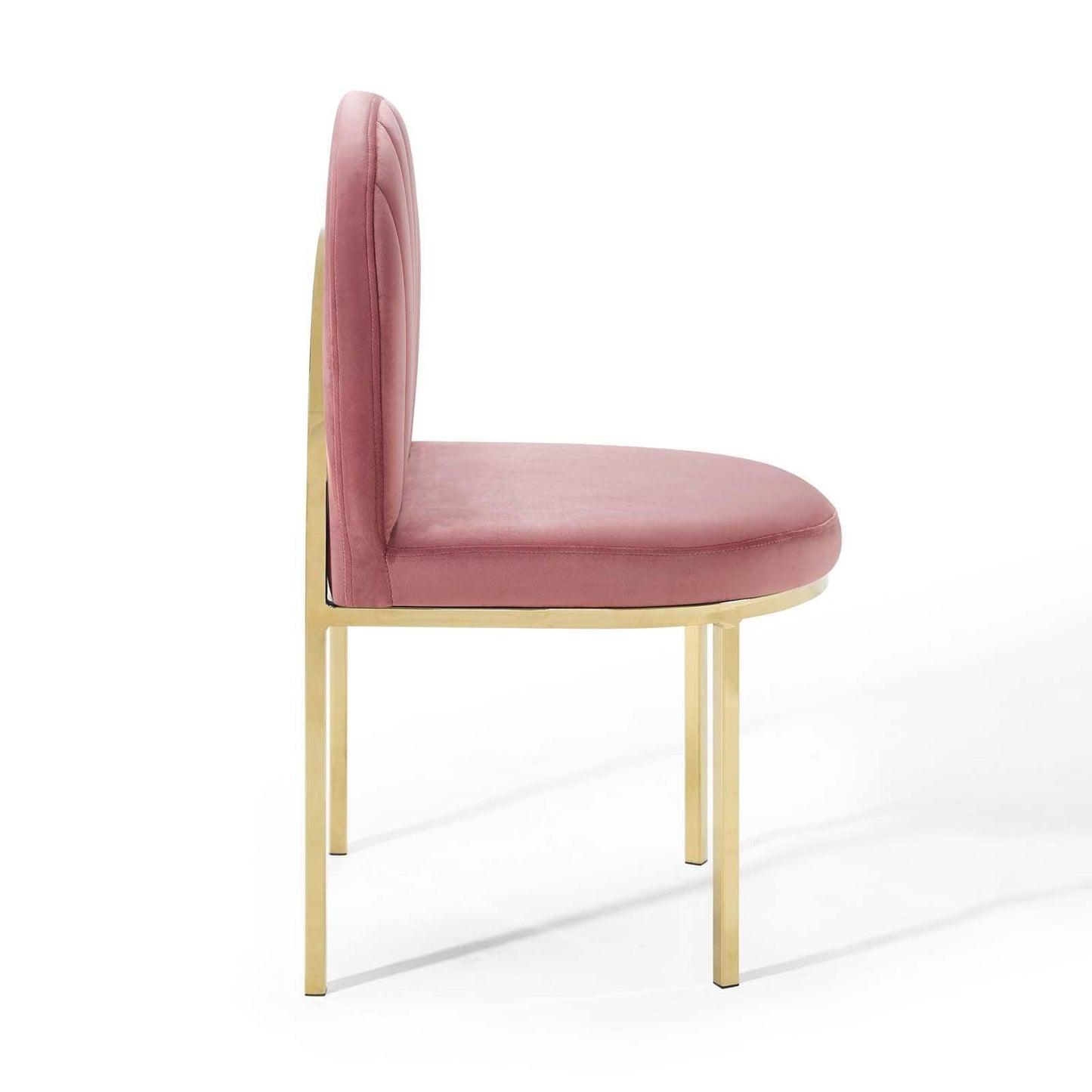 Modway Isla Dining Side Chair Performance Velvet Set of 2 FredCo