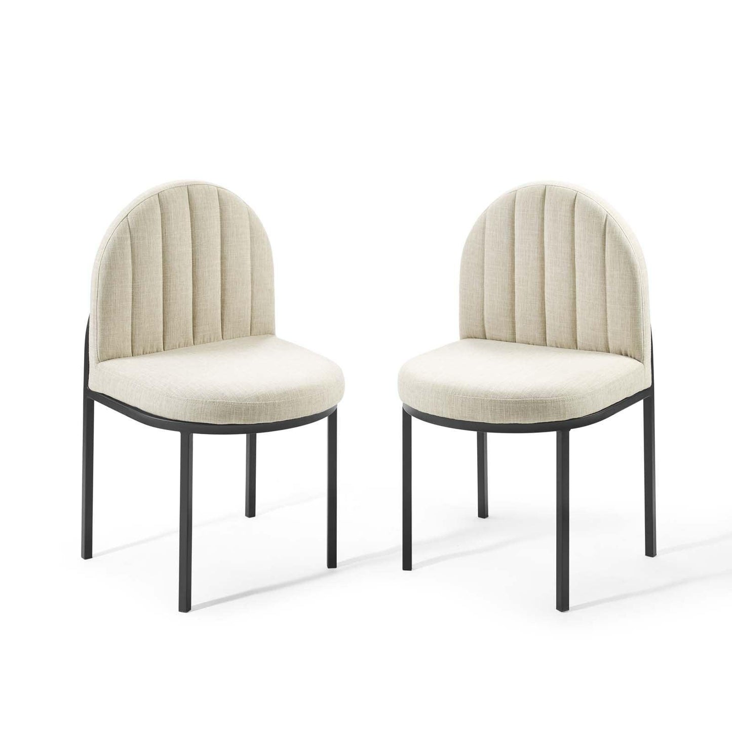 Modway Isla Dining Side Chair Upholstered Fabric Set of 2 FredCo