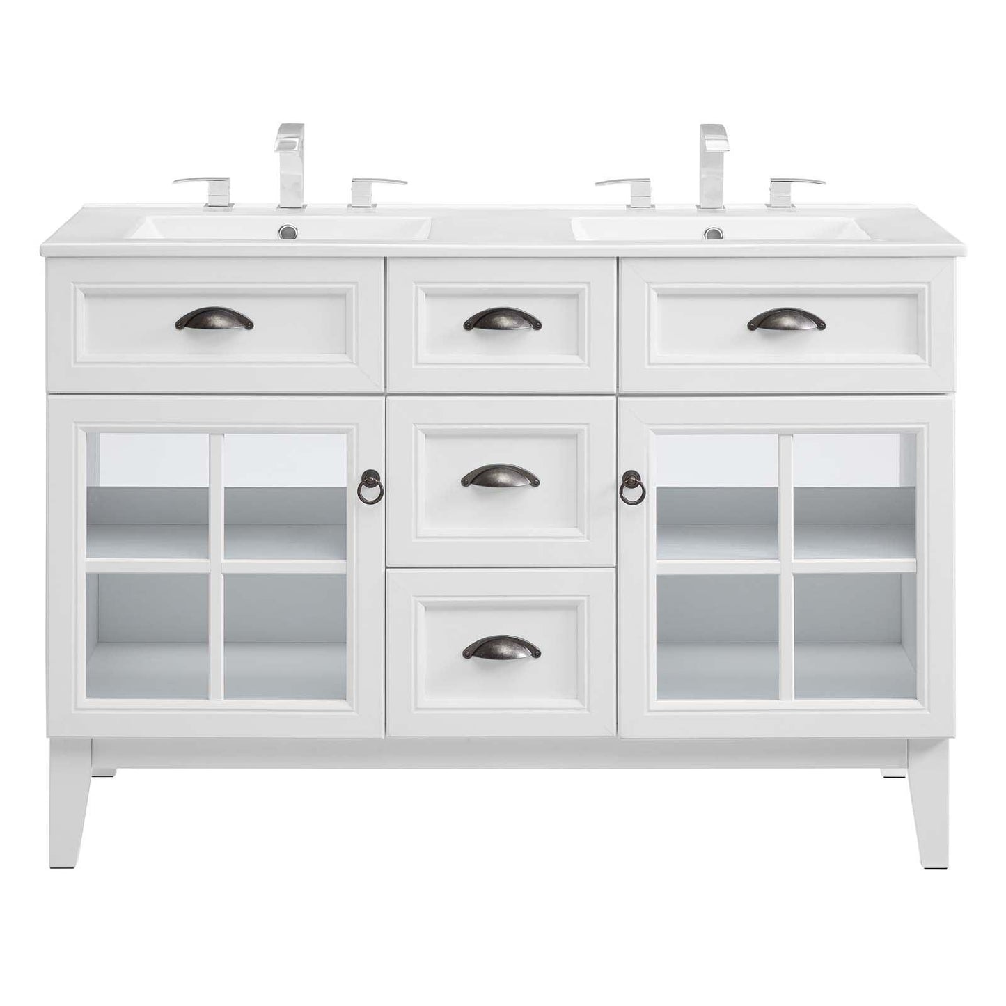 Modway Isle 48" Double Bathroom Vanity Cabinet FredCo