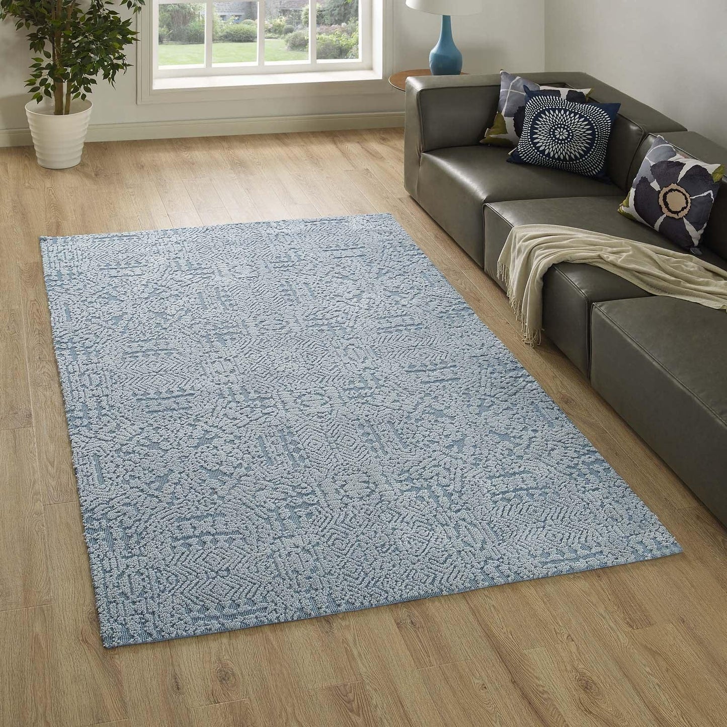 Modway Javiera Contemporary Moroccan Area Rug FredCo