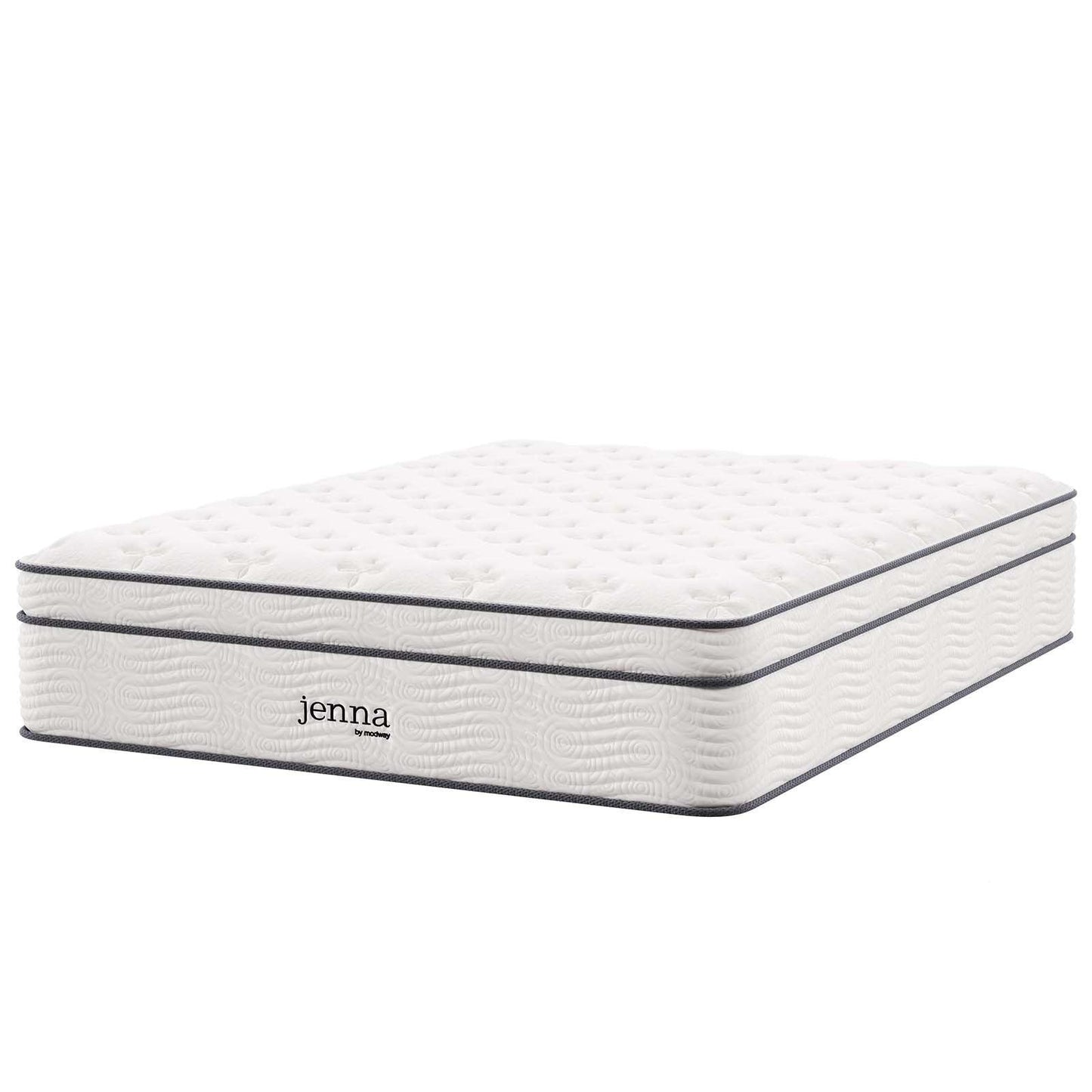 Modway Jenna 14" Innerspring and Foam Queen Mattress FredCo