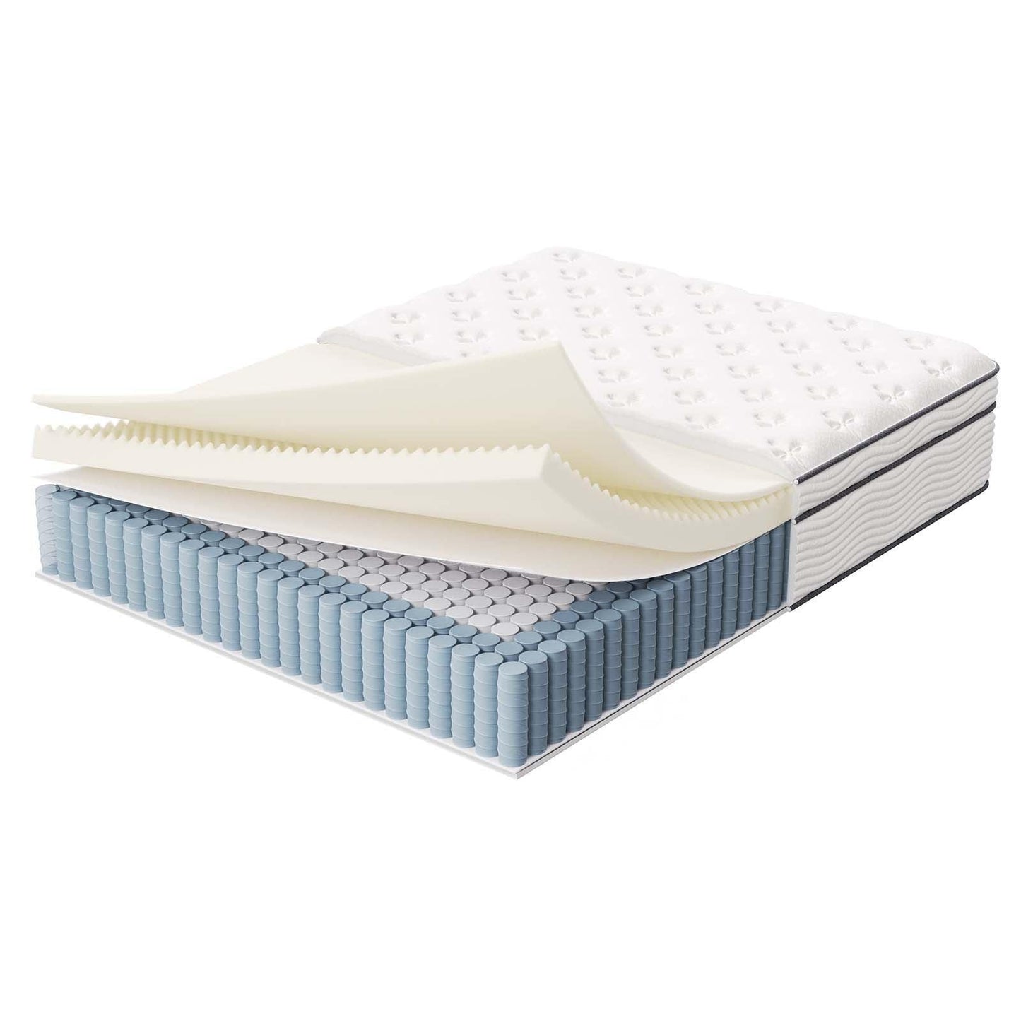 Modway Jenna 14" Innerspring and Foam Queen Mattress FredCo