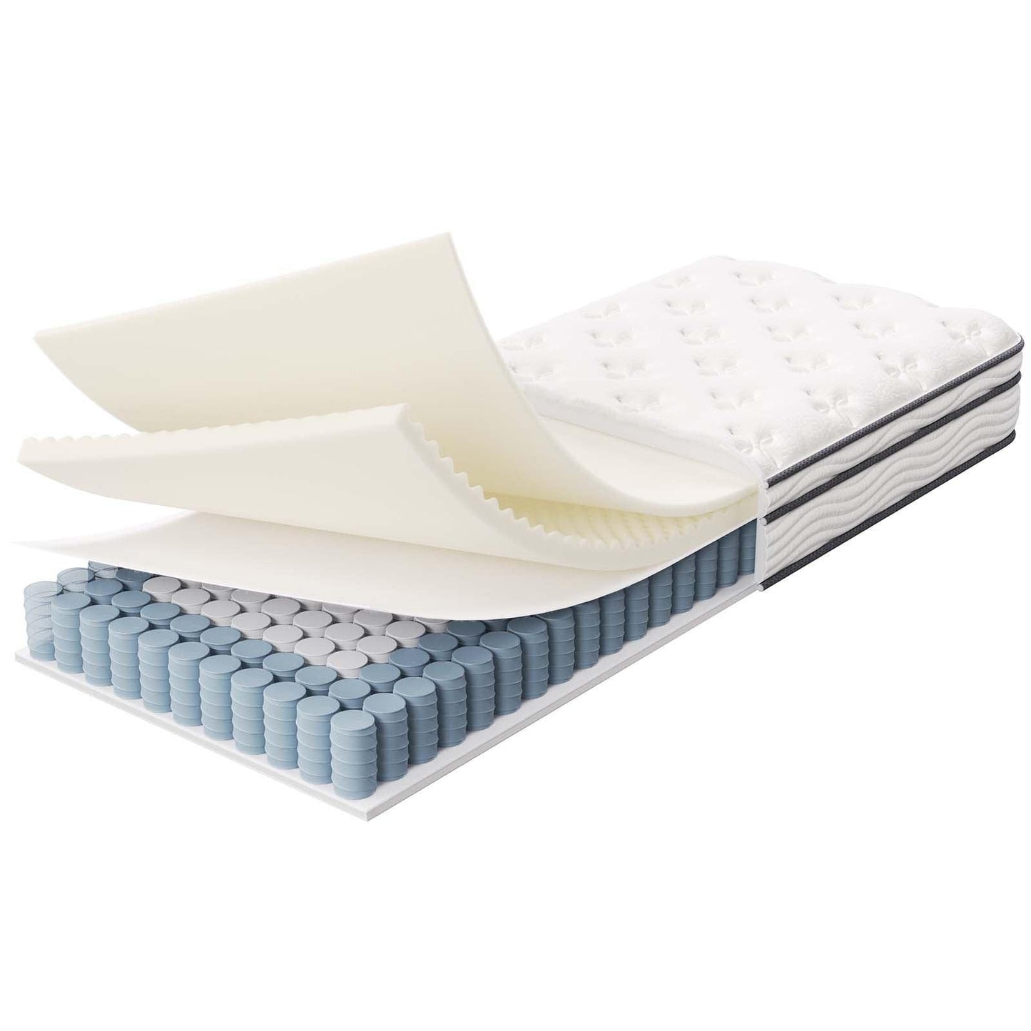 Modway Jenna 8" Innerspring and Foam Narrow Twin Mattress FredCo