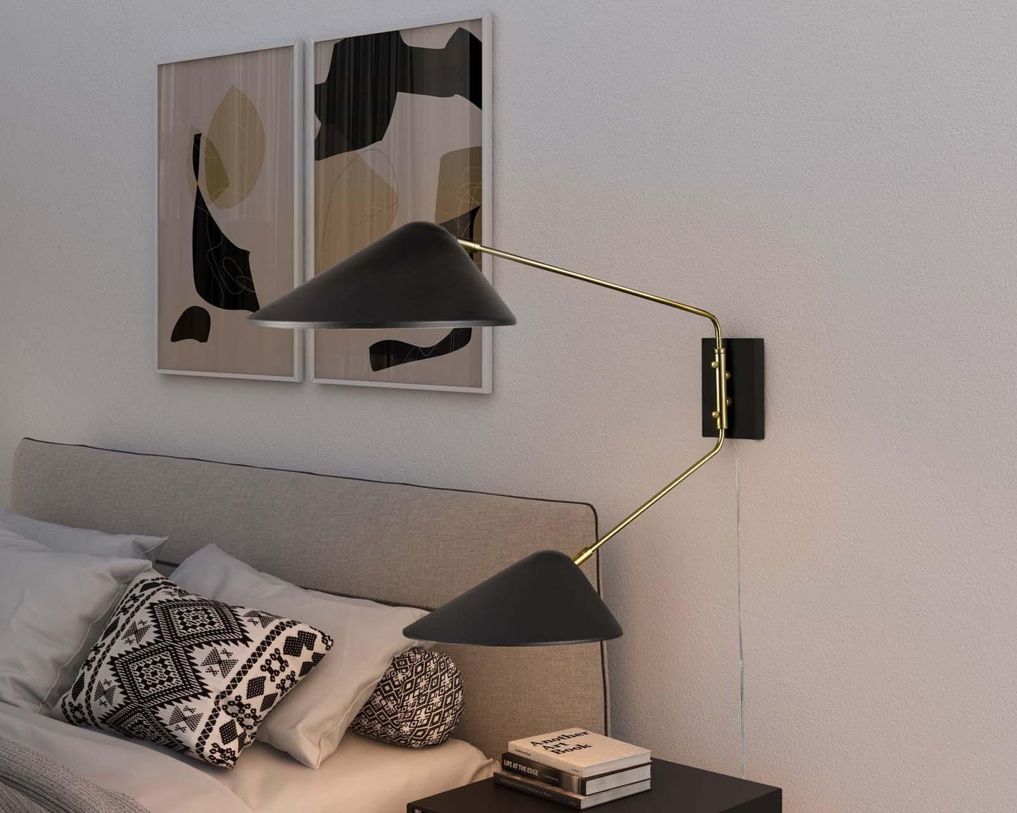 Modway Journey 2-Light Swing Arm Wall Sconce FredCo