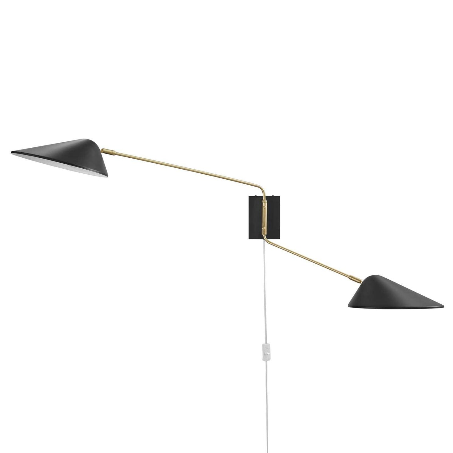 Modway Journey 2-Light Swing Arm Wall Sconce FredCo