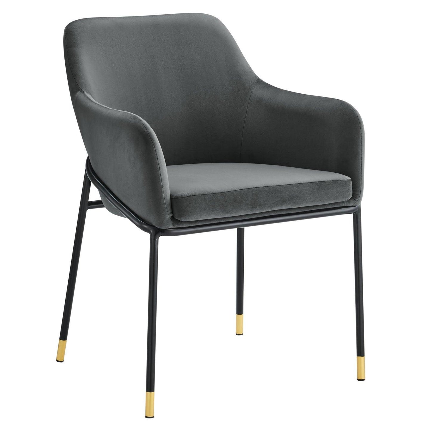 Modway Jovi Performance Velvet Dining Armchair Set of 2 FredCo