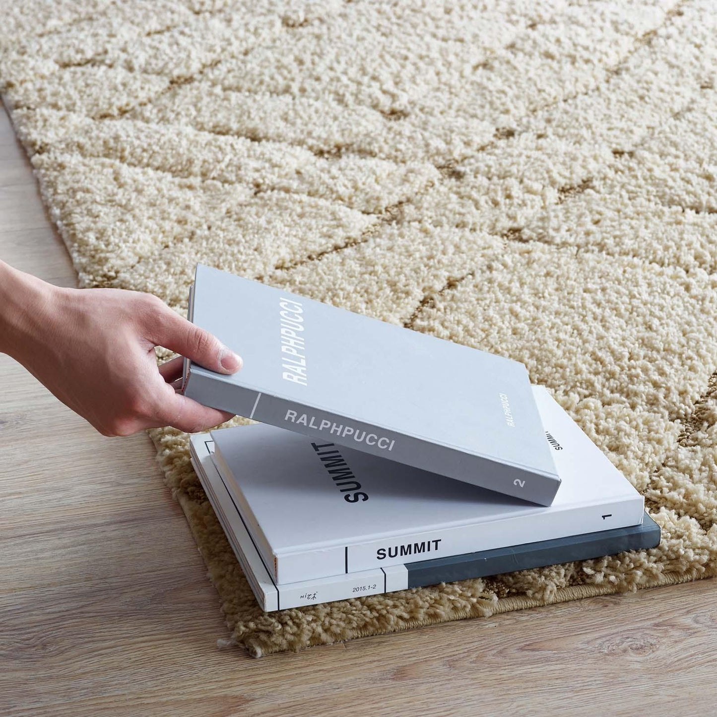 Modway Jubilant Verona Abstract Geometric Shag Area Rug FredCo