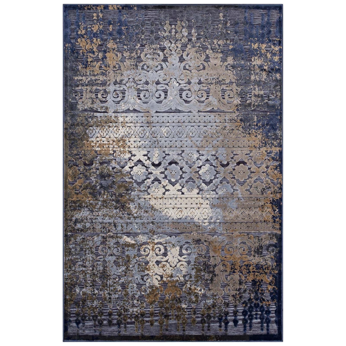 Modway Kalene Distressed Vintage Turkish Area Rug FredCo